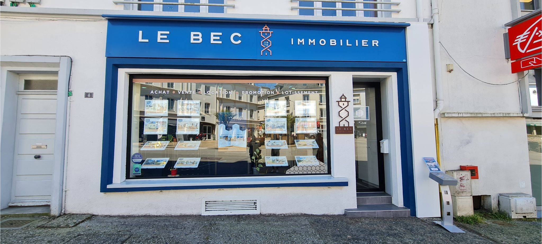 A deux pas du Blavet, l'agence Le Bec Immobilier d'Hennebont est experte en habitation, gestion, location, entreprise, commerce et promotion à Lorient Bretagne Sud ( Morbihan, 56)