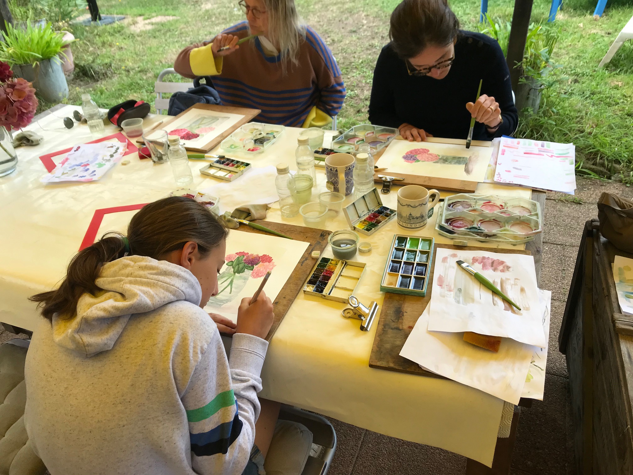 Ateliers aquarelle tous niveaux avec Sophie France à l'île de Groix, Lorient Bretagne Sud (Morbihan, 56)