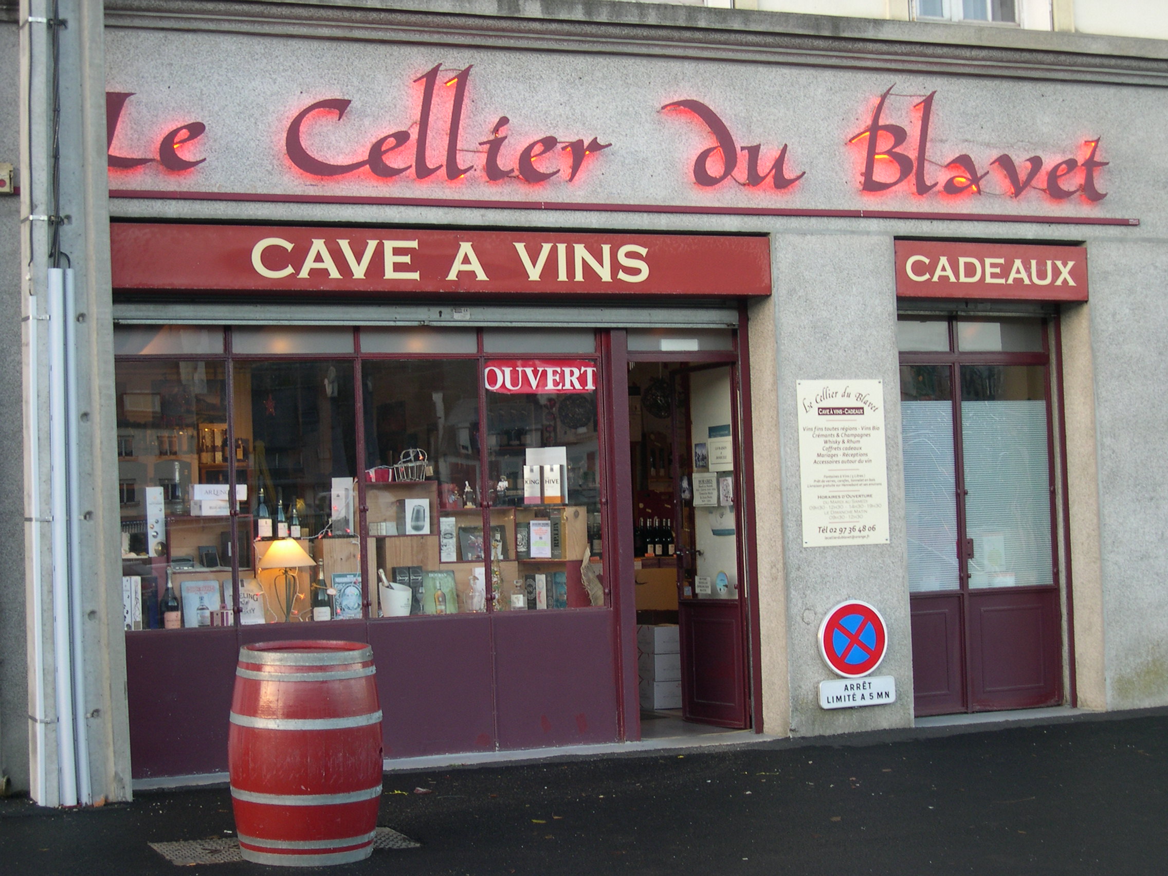 Au Cellier du Blavet vous trouvez une sélection de plus de 300 vins de toutes les régions viticoles françaises, Lorient Bretagne Sud (56 Morbihan)