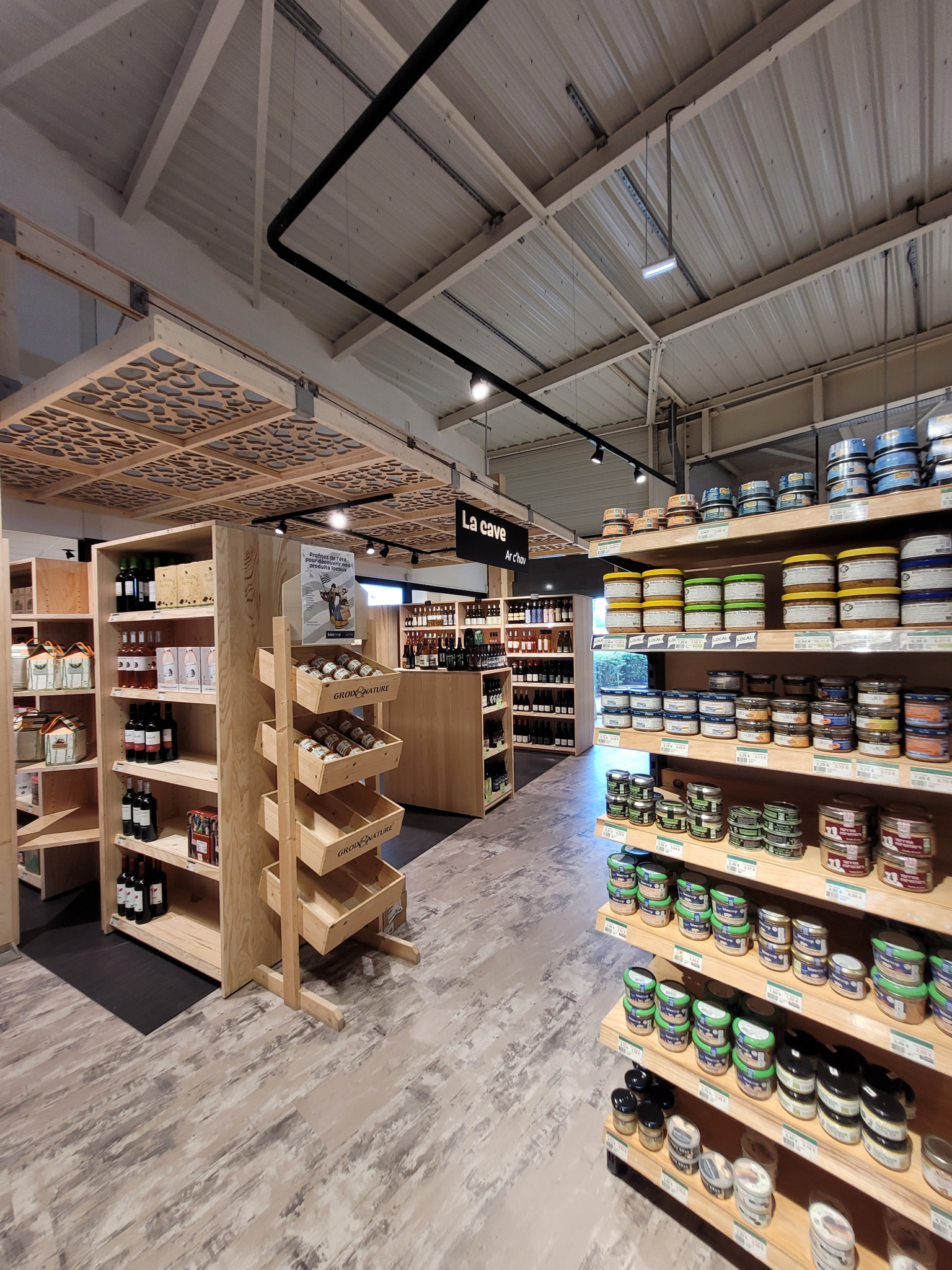 Biocoop les 7 épis Guidel, magasin bio et coopératif, produits de qualité Bretagne, cave et vins (Morbihan, 56)