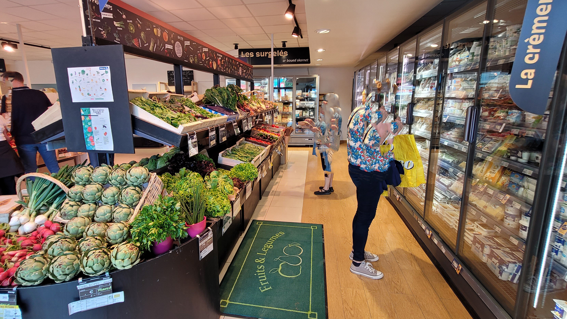 Biocoop les 7 épis Guidel, magasin bio et coopératif, produits frais, fromages, beurre, crèmerie du terroir à Lorient Bretagne Sud (Morbihan, 56)