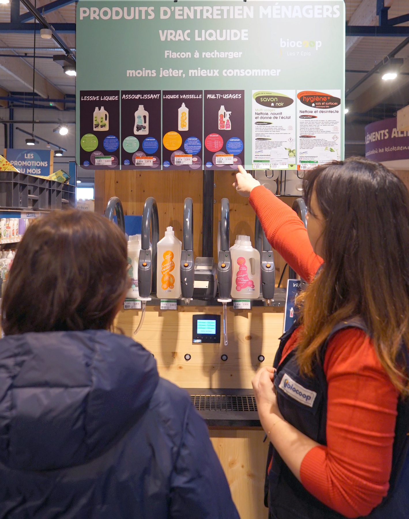Biocoop les 7 épis Lanester, magasin bio, coopérative, produits d'entretien ménagers en vrac à Lorient Bretagne Sud (Morbihan, 56