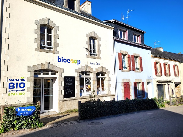 Biocoop les 7 épis Pont-Scorff, joli magasin bio et coopératif à Lorient Bretagne Sud (Morbihan, 56)