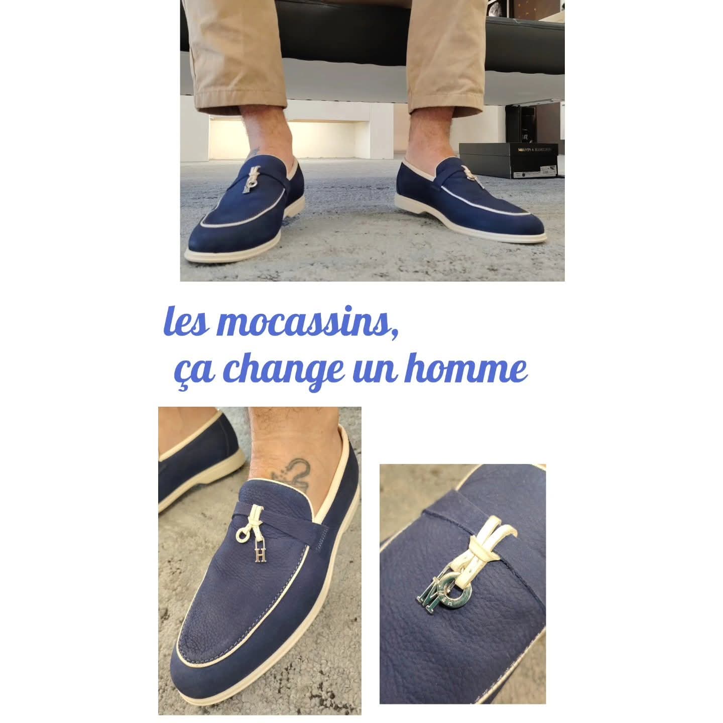 Des mocassins pour homme très tendance, ça change un homme, Chaussures Le Carrer, à Lanester, près de Lorient (Morbihan, 56) Bretagne Sud
