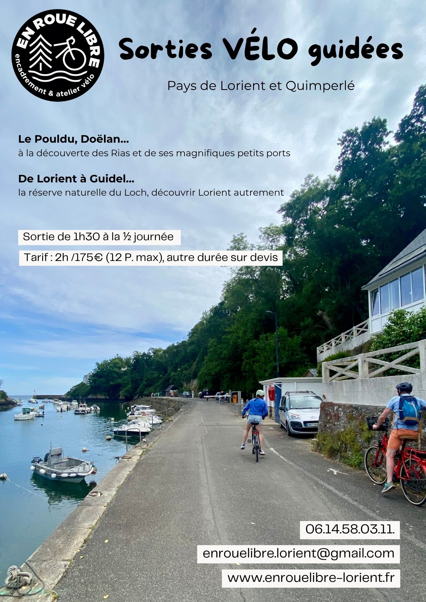 En roue libre, sorties vélos guidées en bretagne Sud (Morbihan, 56)