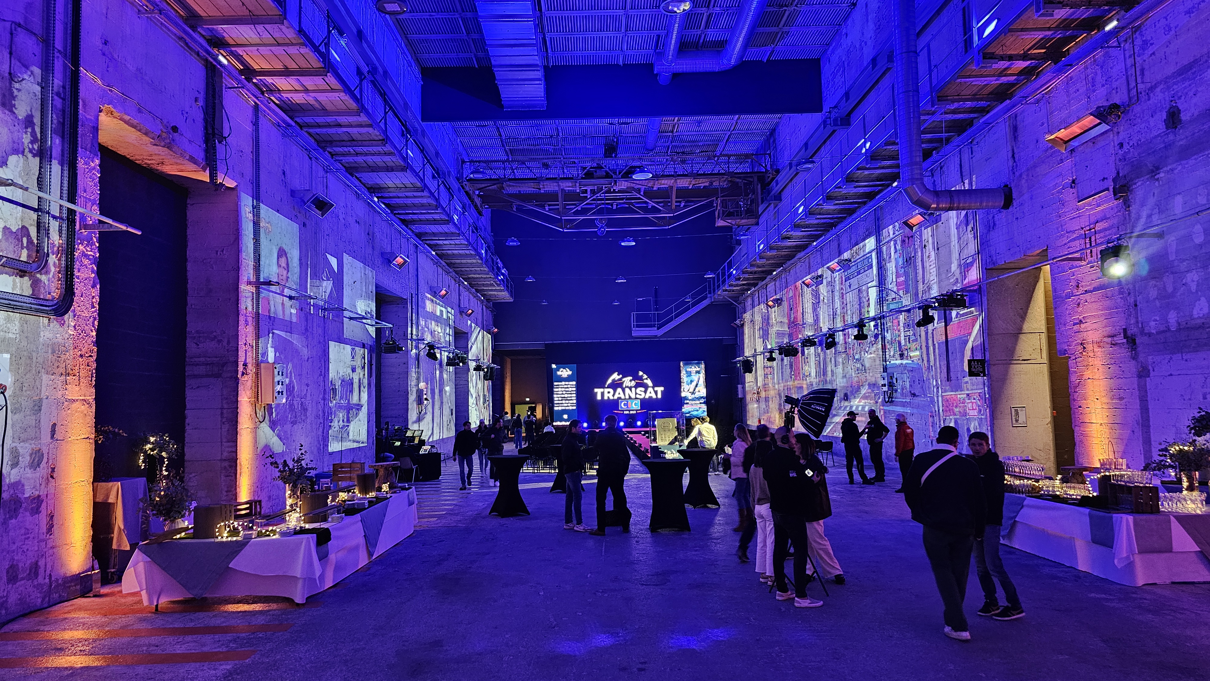 Espace événementiel K2, location de salle, cocktail, soirée de gala à la base sous marine de Lorient Bretagne Sud (Morbihan, 56)