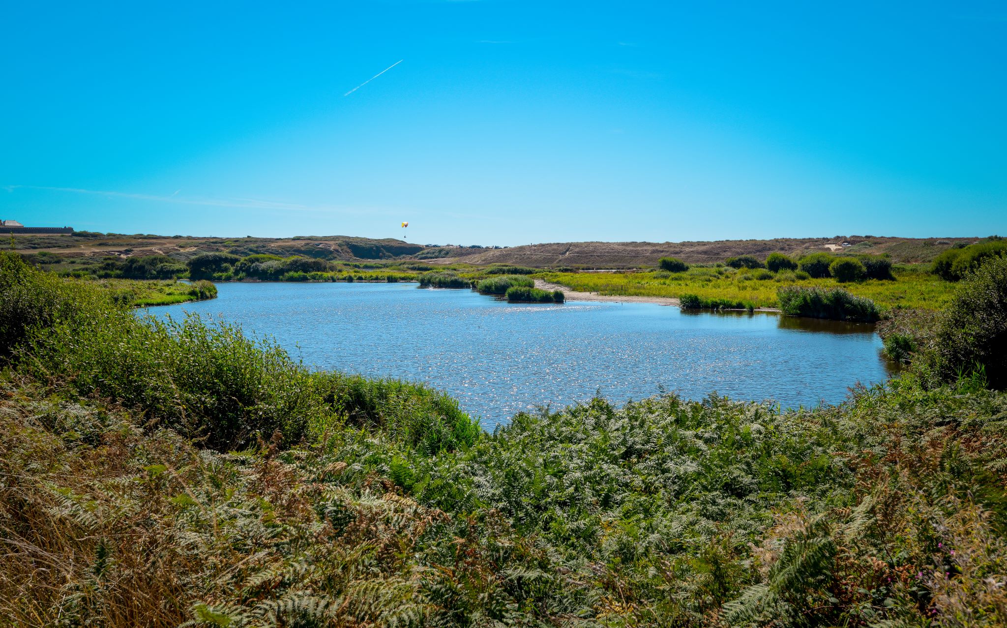 Étang du loch à Guidel proche Lorient (Morbihan) 56