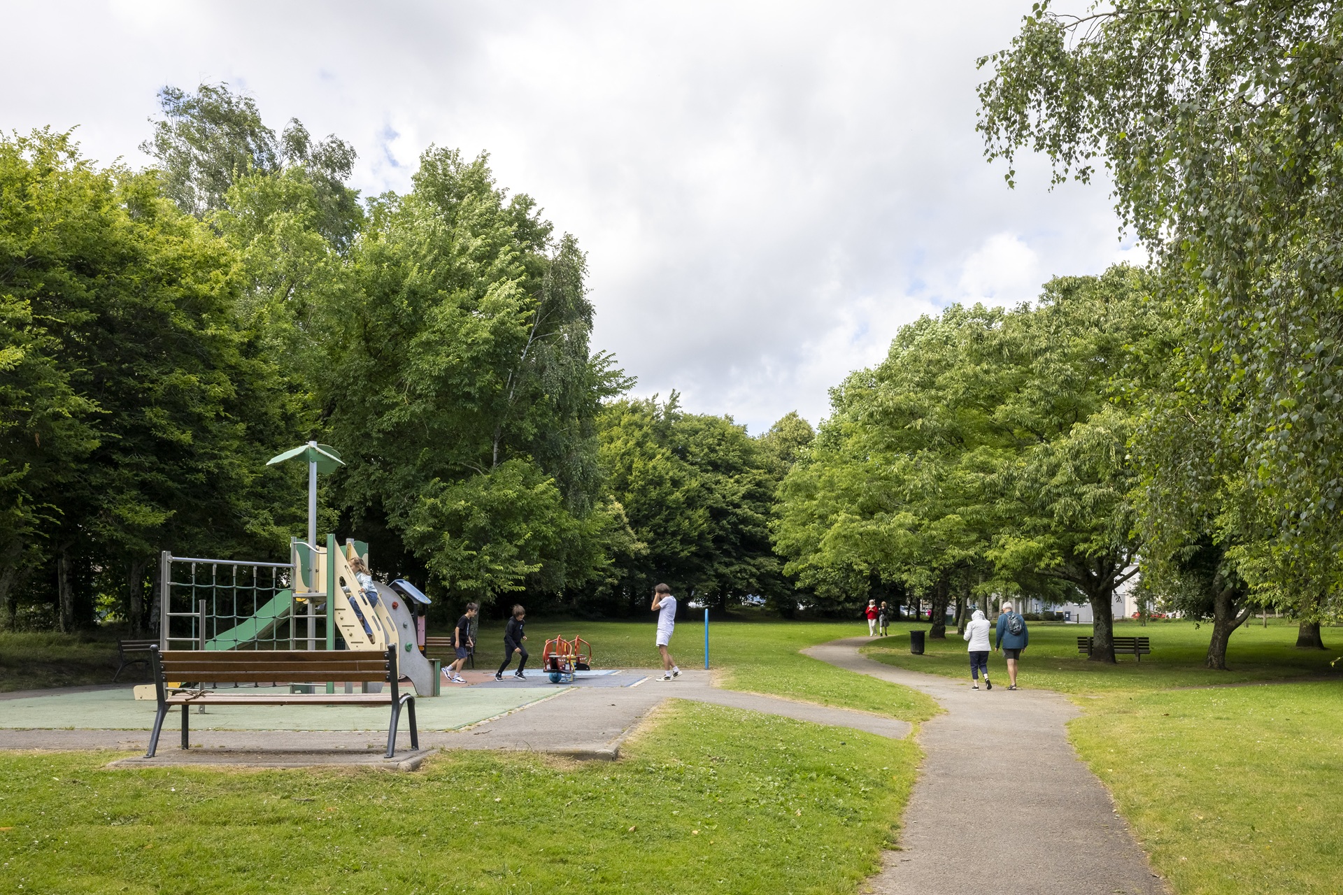 Jardin du manio et son aire de jeux à Lorient (Morbihan) 56