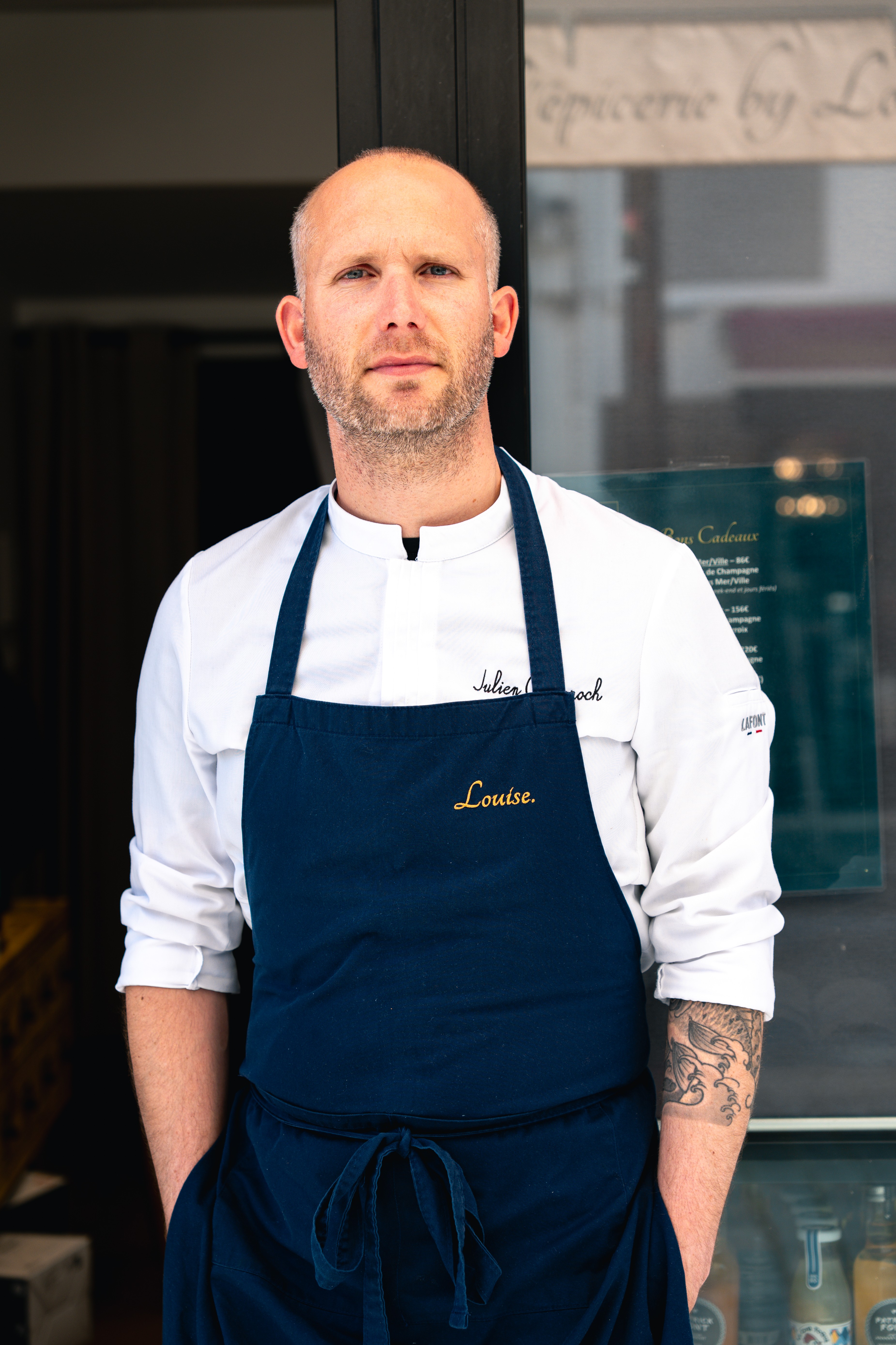 Julien Corderoch vous accueille dans son restaurant étoilé en plein cœur du centre ville à Lorient Bretagne Sud (Morbihan, 56)
