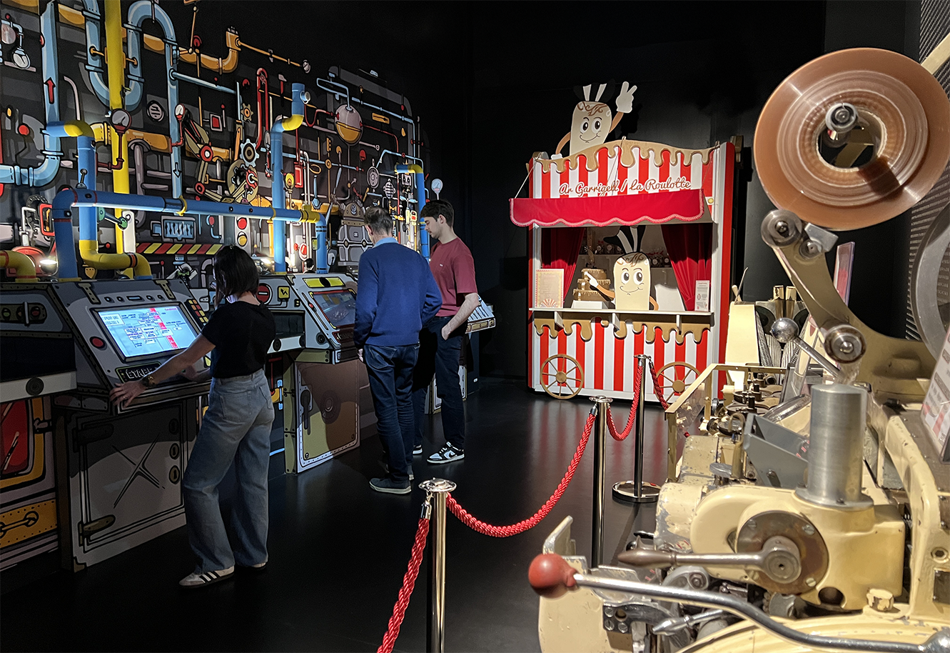 La salle des machine la cite du caramel carabreizh à Landévant, près de Lorient (Morbihan, 56) Bretagne Sud