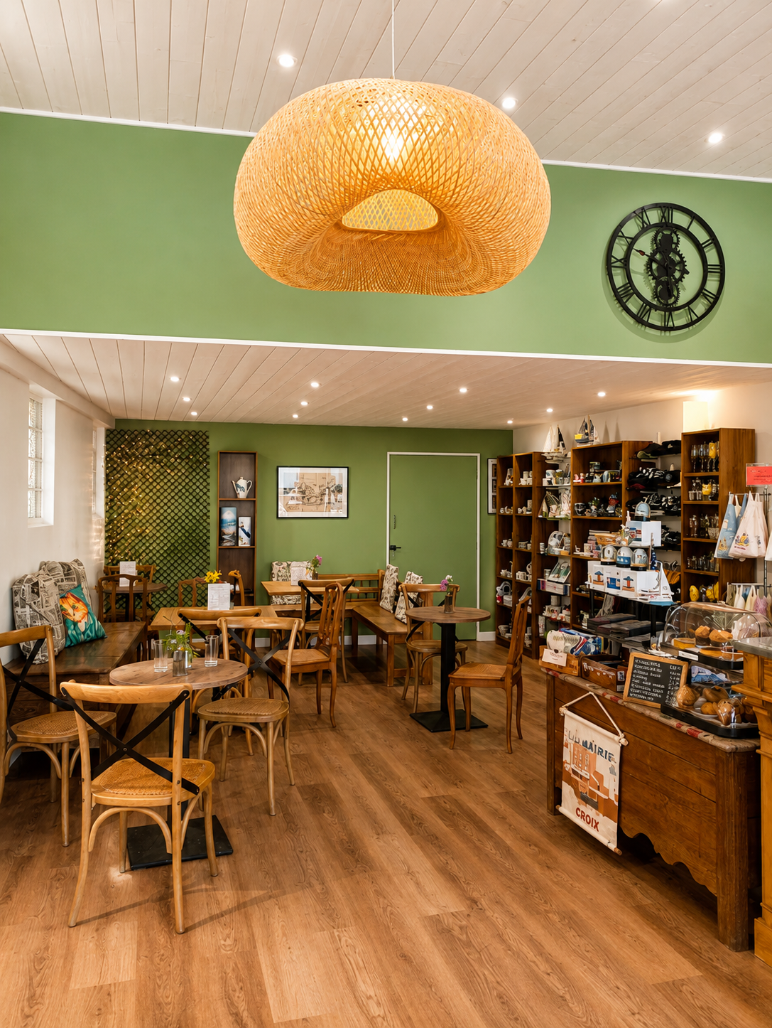 Librairie principale et salon de thé, La belle Histoie vous accueille dans le Bourg de l'Ile de Groix pour un moment de partage à Lorient Bretagne Sud (Morbihan, 56)