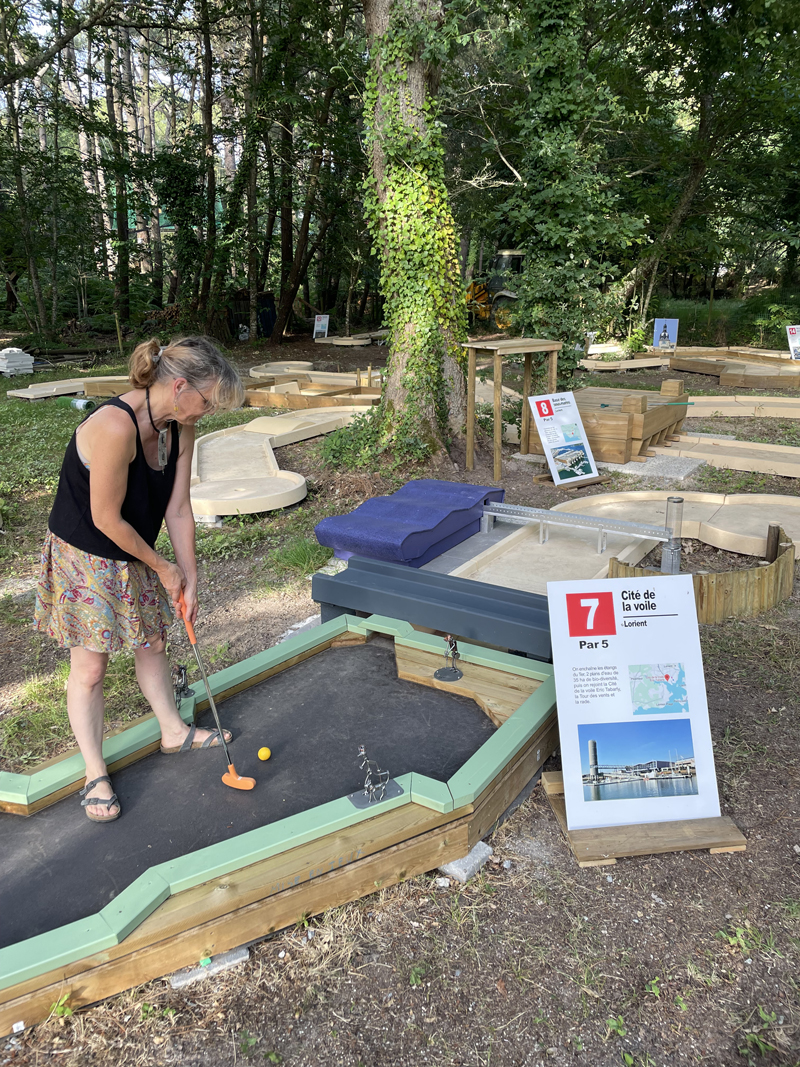 mini golf à Ploemeur près de Lorient en 21 trous (Morbihan, 56)