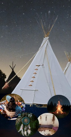 Nuitée en tipi au West Wind Ranch à Bubry, près de Lorient (Morbihan, 56) Bretagne Sud