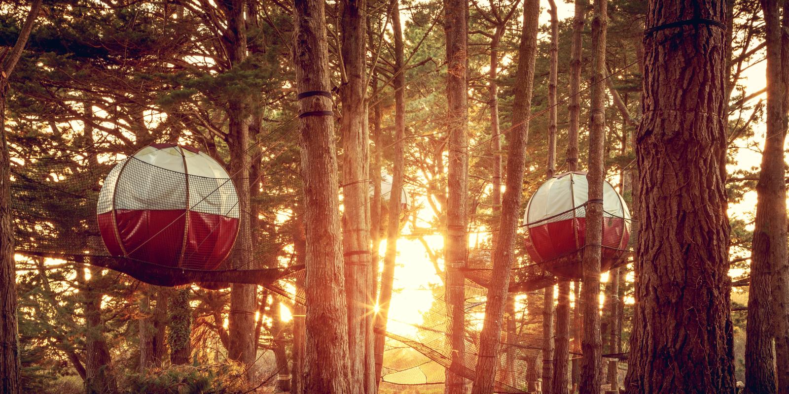 Offrez-vous une nuit dans les arbres au Parcabout, l'hébergement insolite de l'Ile de Groix à Lorient Bretagne Sud (Morbihan, 56)