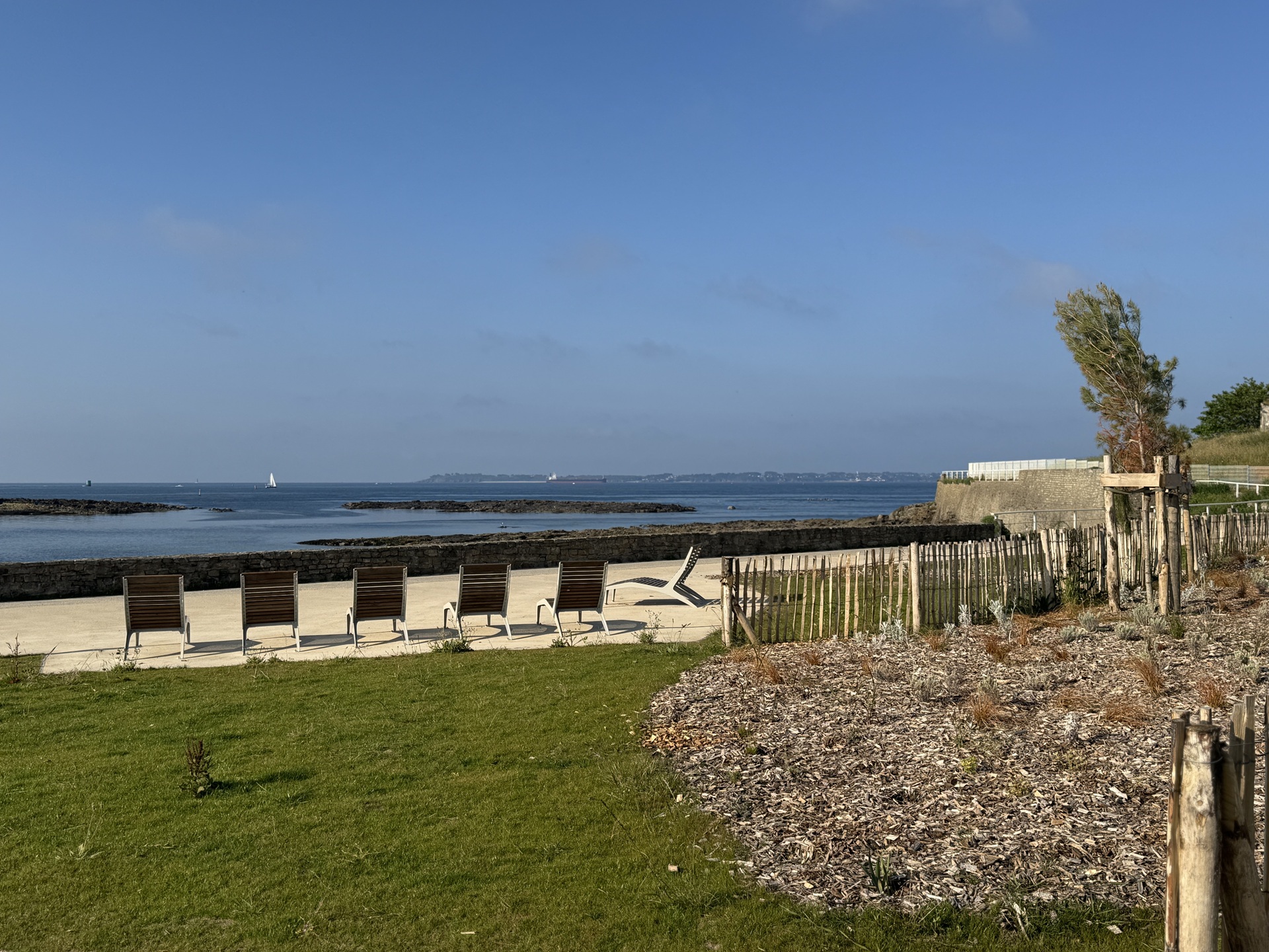 Parc de l'océan de Port-Maria à Larmor-Plage proche de Lorient (Morbihan) 56