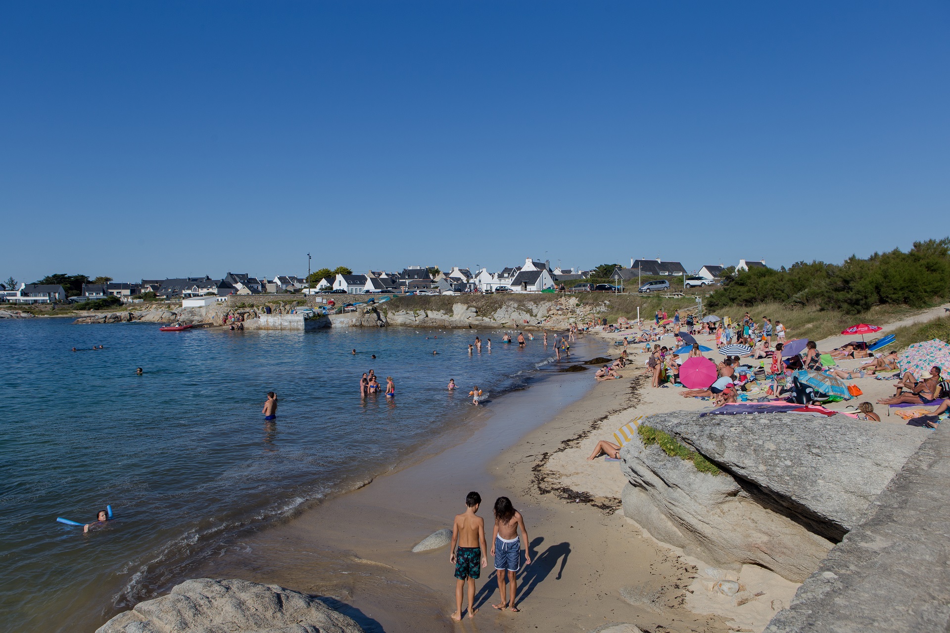 Plage de Kerroc'h à Ploemeur (Morbihan) 56