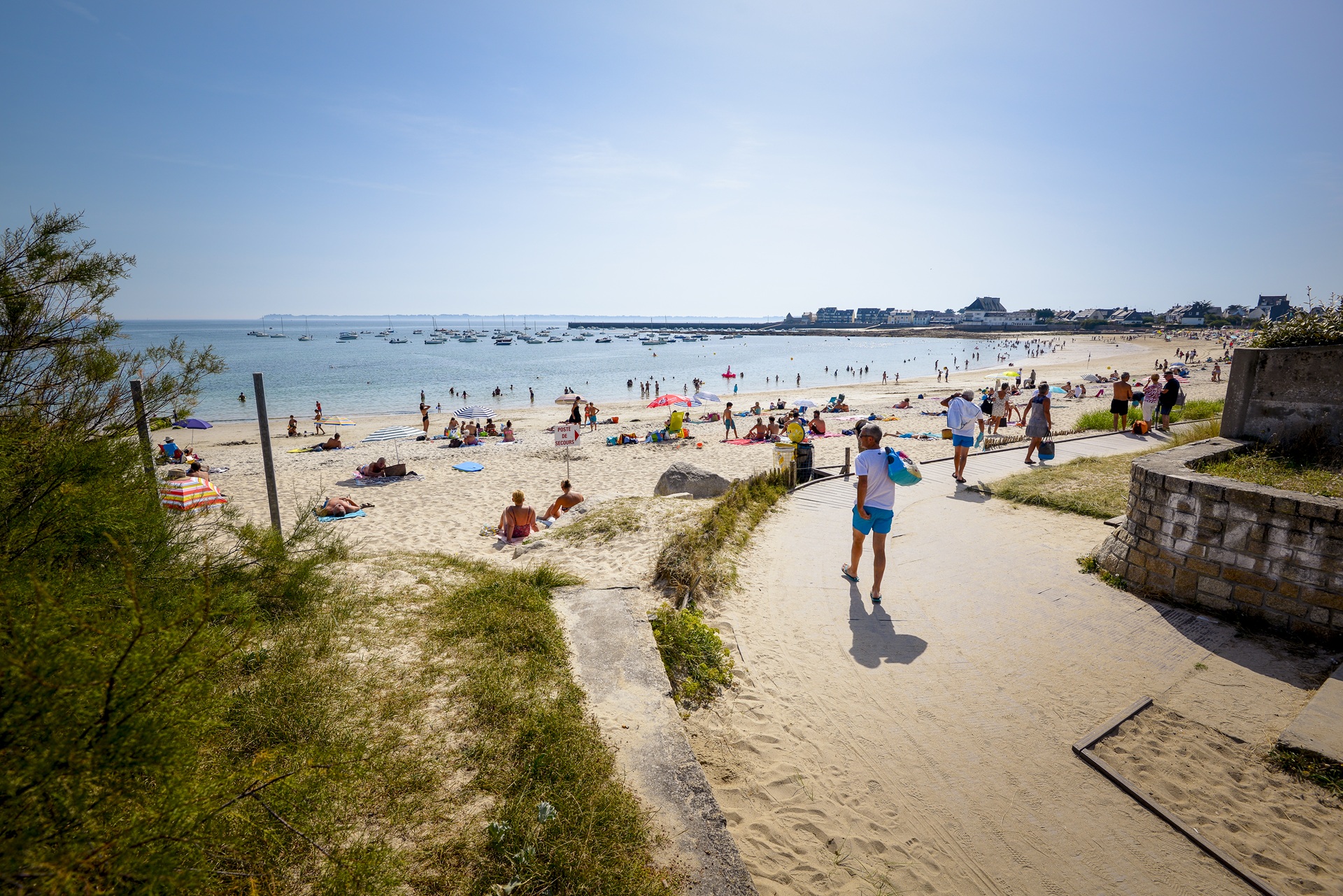 Plage de l'anse du Stole à Ploemeur (Morbihan) 56