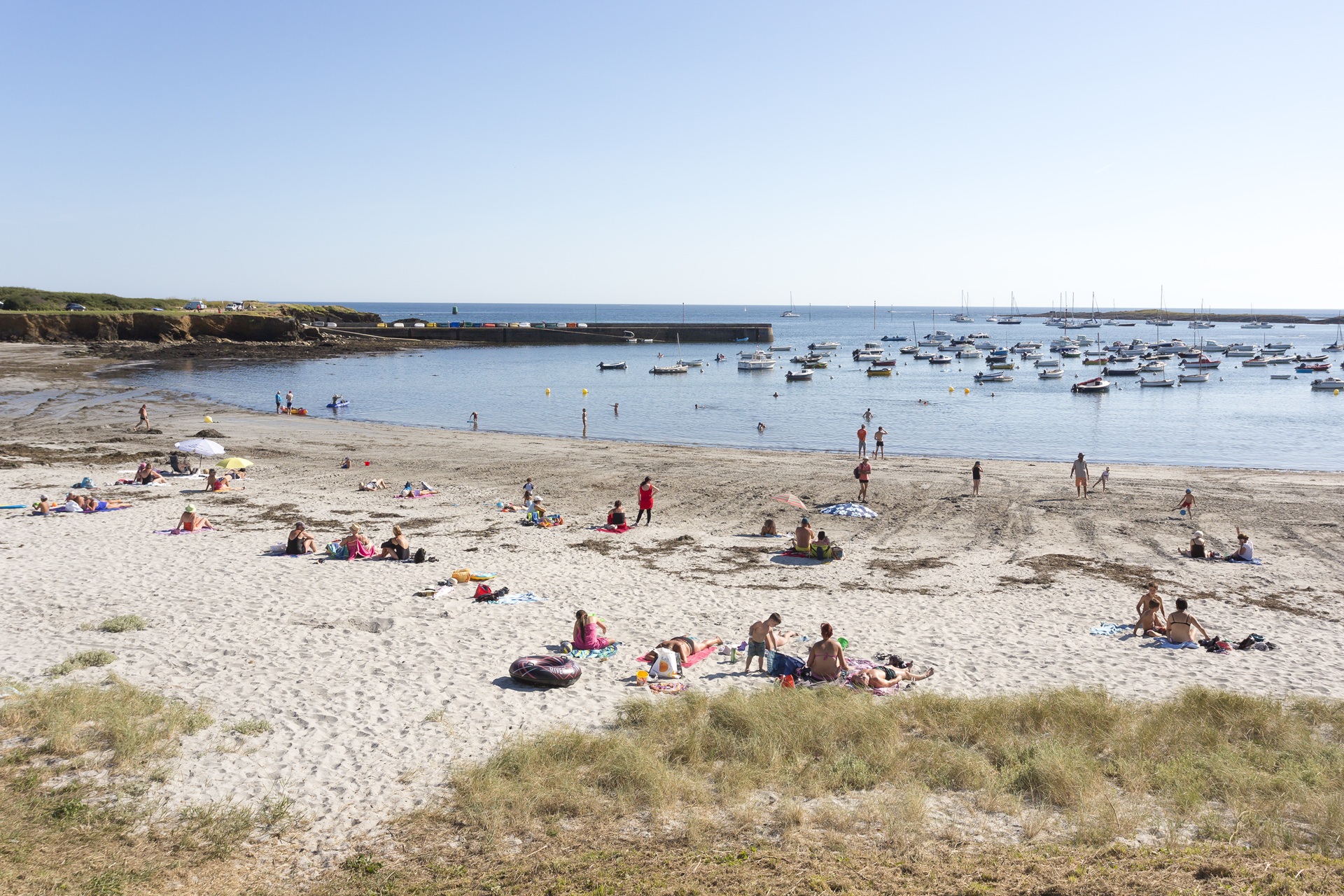 Plage de Locmaria à l'île de Groix (Morbihan) 56