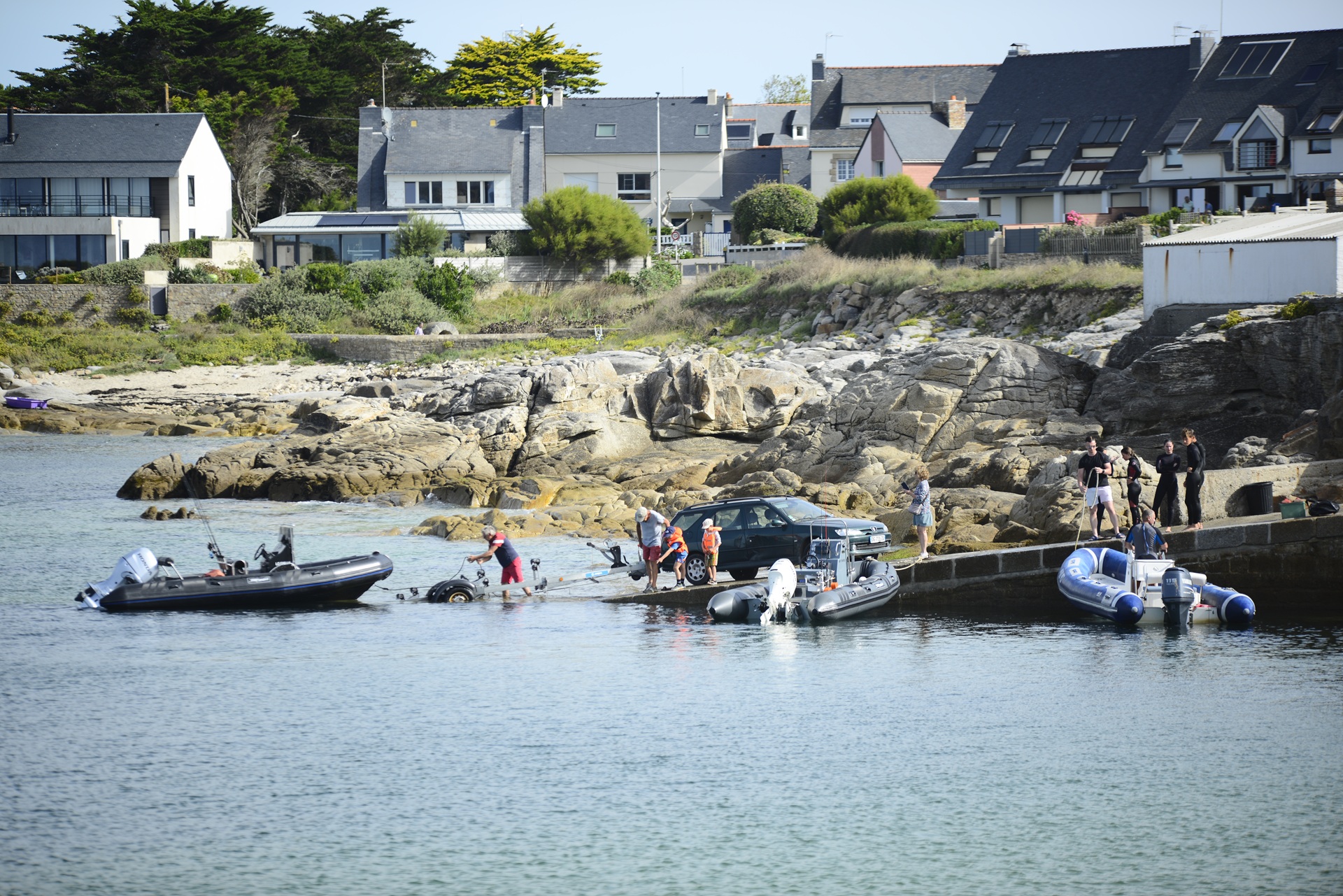 Port de Kerroch à Plomeur proche Lorient (Morbihan) 56
