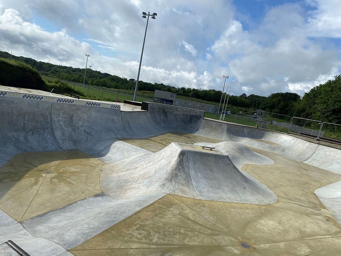 Skate park à Guidel proche Lorient (Morbihan, 56)