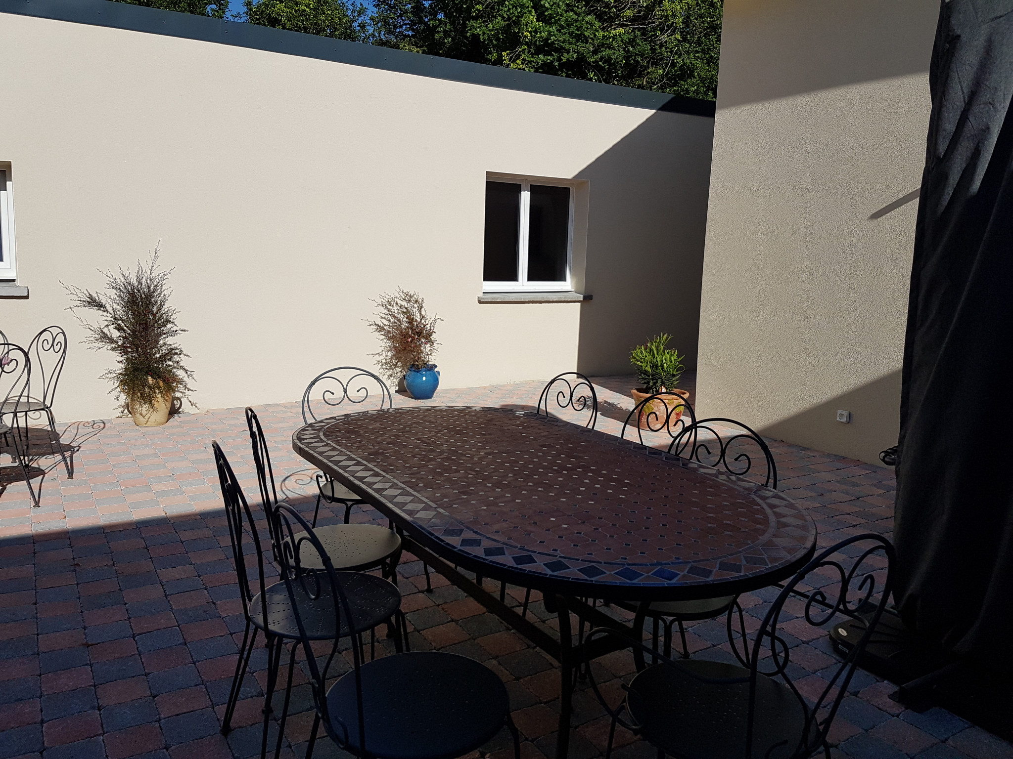 Terrasse, jardin Maison d'hôtes 4 personnes à Hennebont, Lorient Bretagne Sud (56 Morbihan)