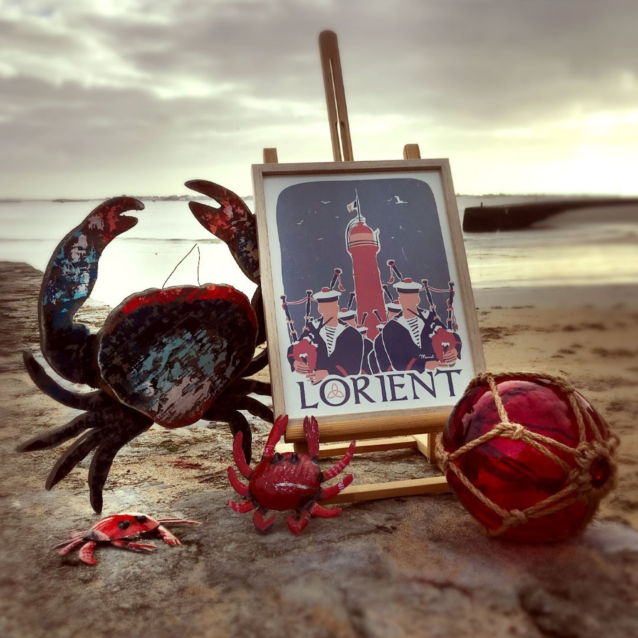 Ttine la sardine, souvenir breton en boutique à Larmor plage près de Lorient (Morbihan, 56)