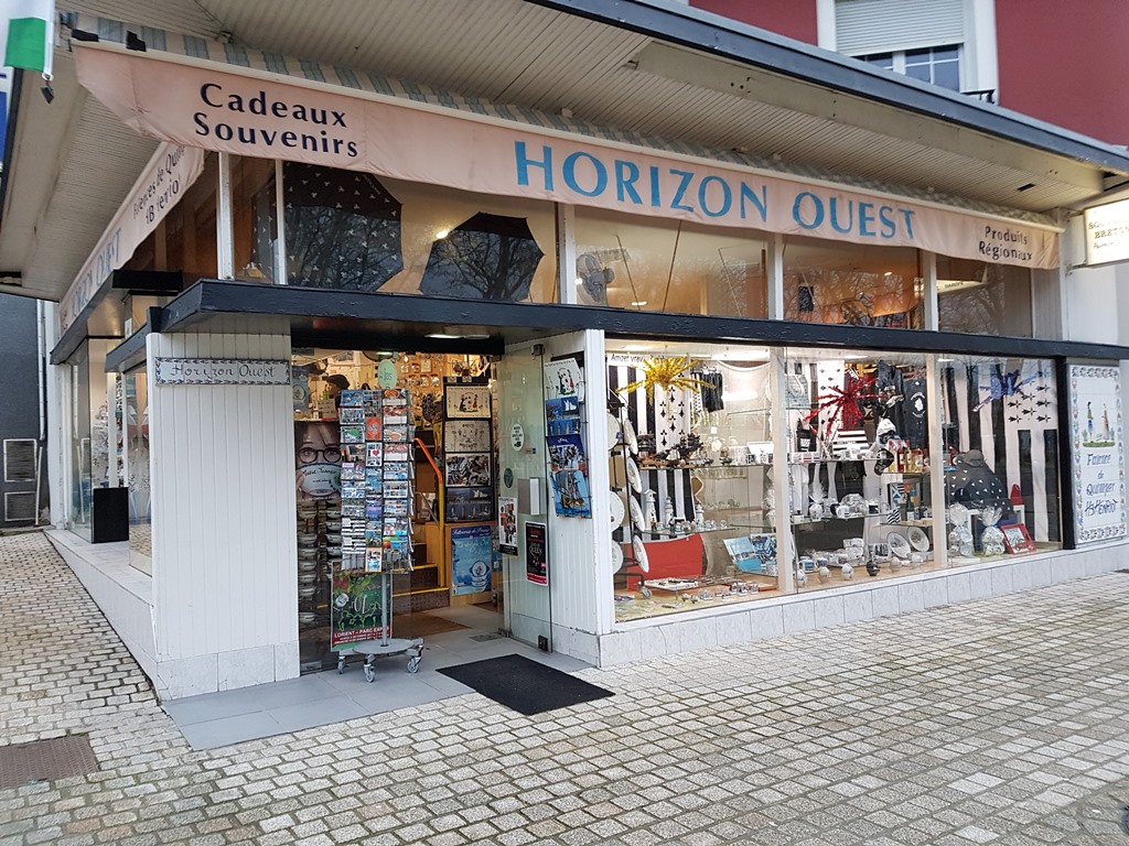 Votre magasin de souvenirs et de cadeaux, Horizon Ouest vous attend au centre-ville de Lorient Bretagne Sud (Morbihan, 56)