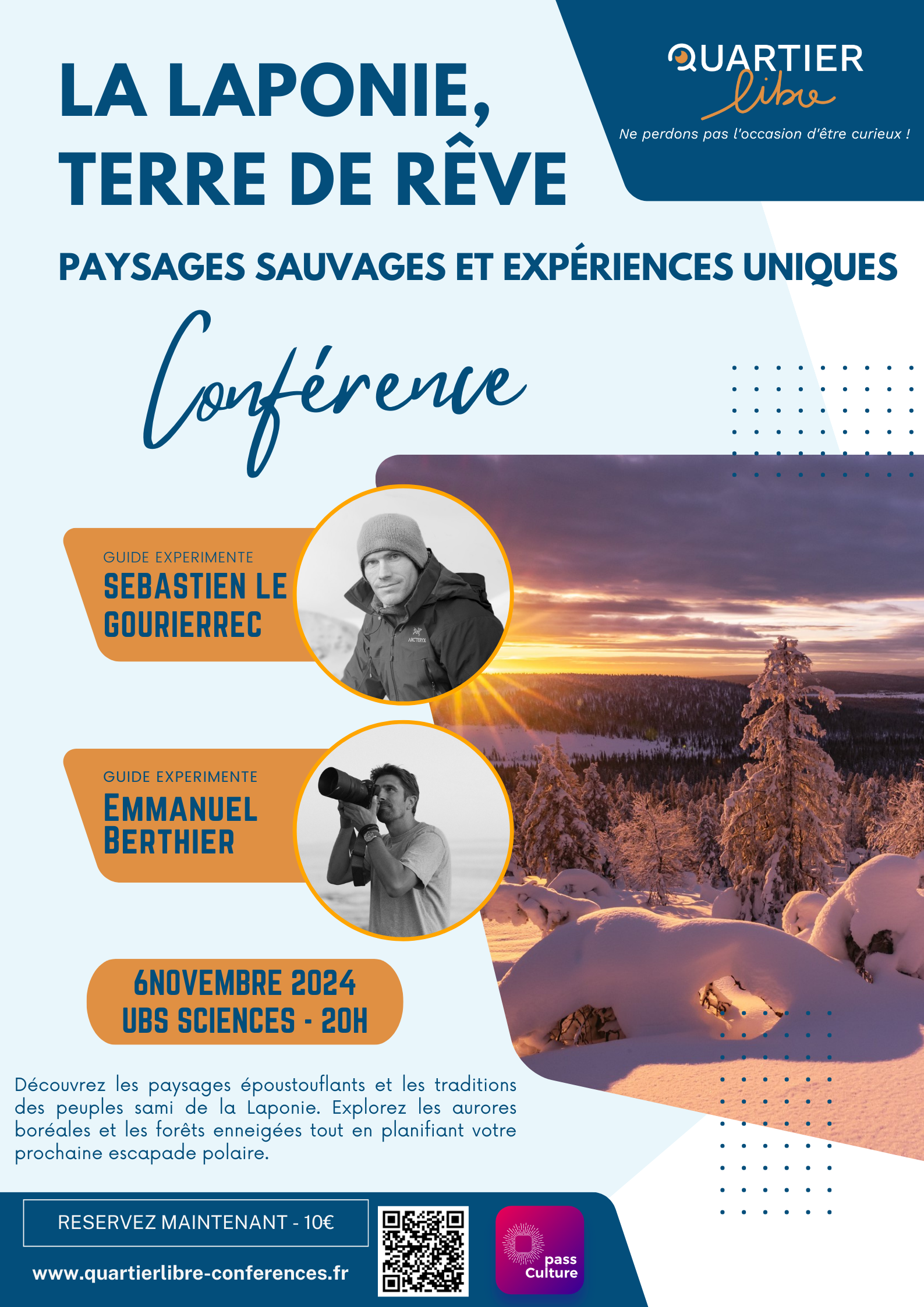 La Laponie, terre de rêve - Paysages sauvages et expériences... Le 6 nov 2024