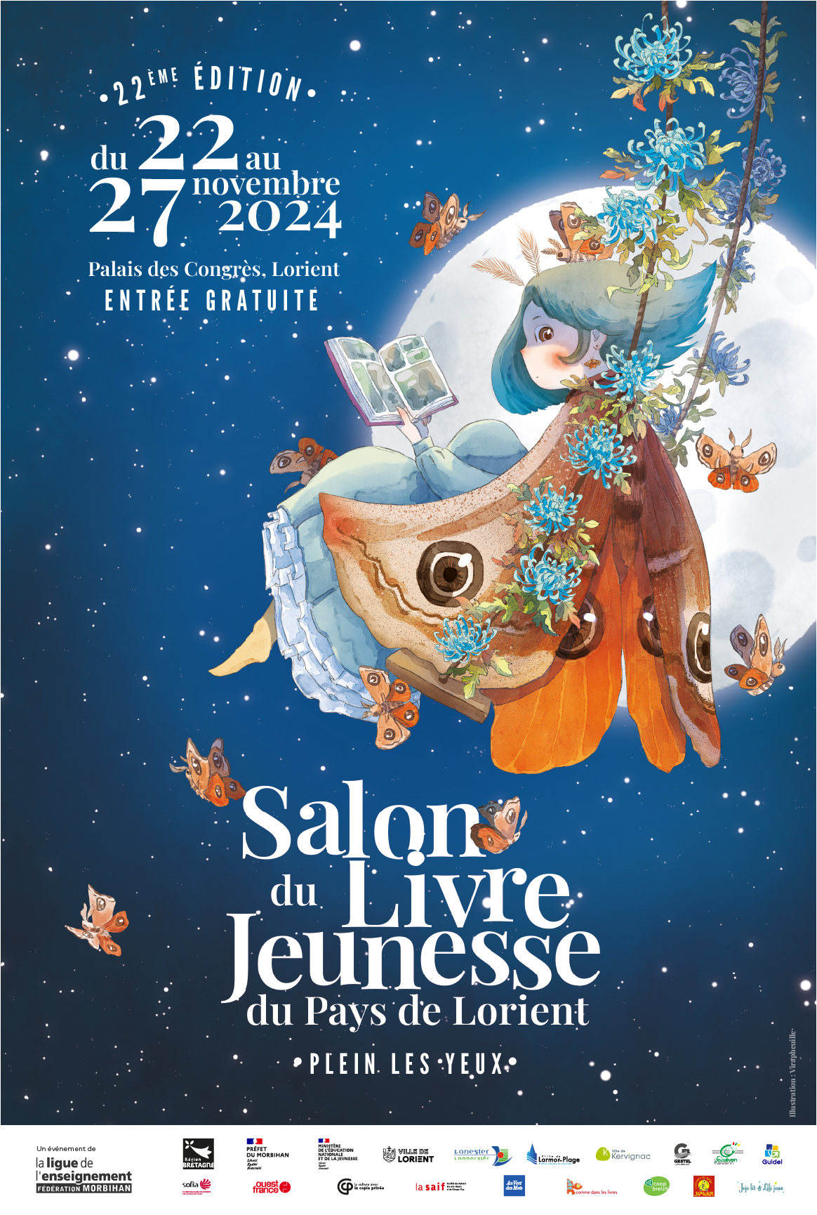 Salon du Livre Jeunesse du Pays de Lorient 22ème édition... Du 22 au 27 nov 2024