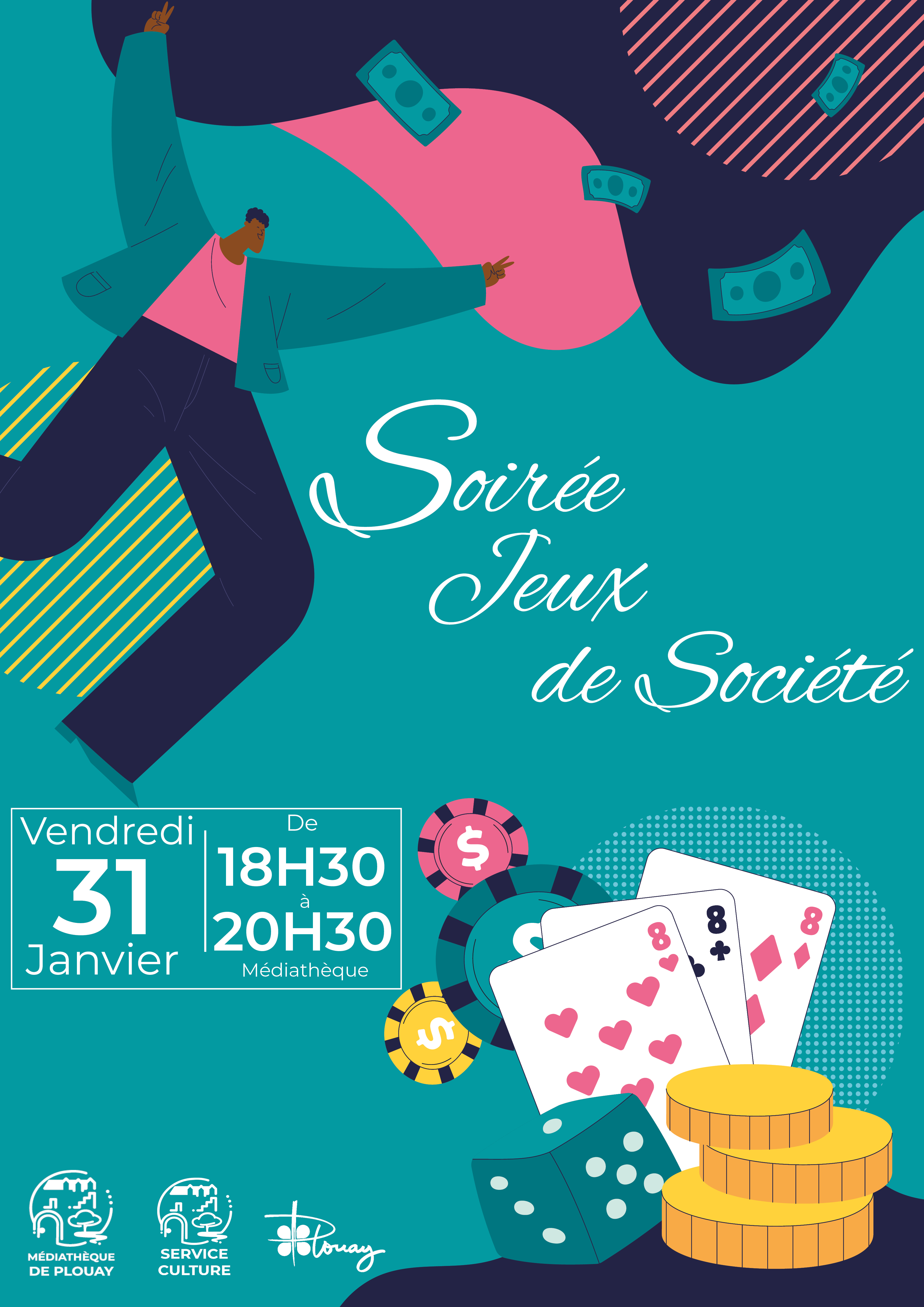 Soirée jeux de société Le 31 janv 2025