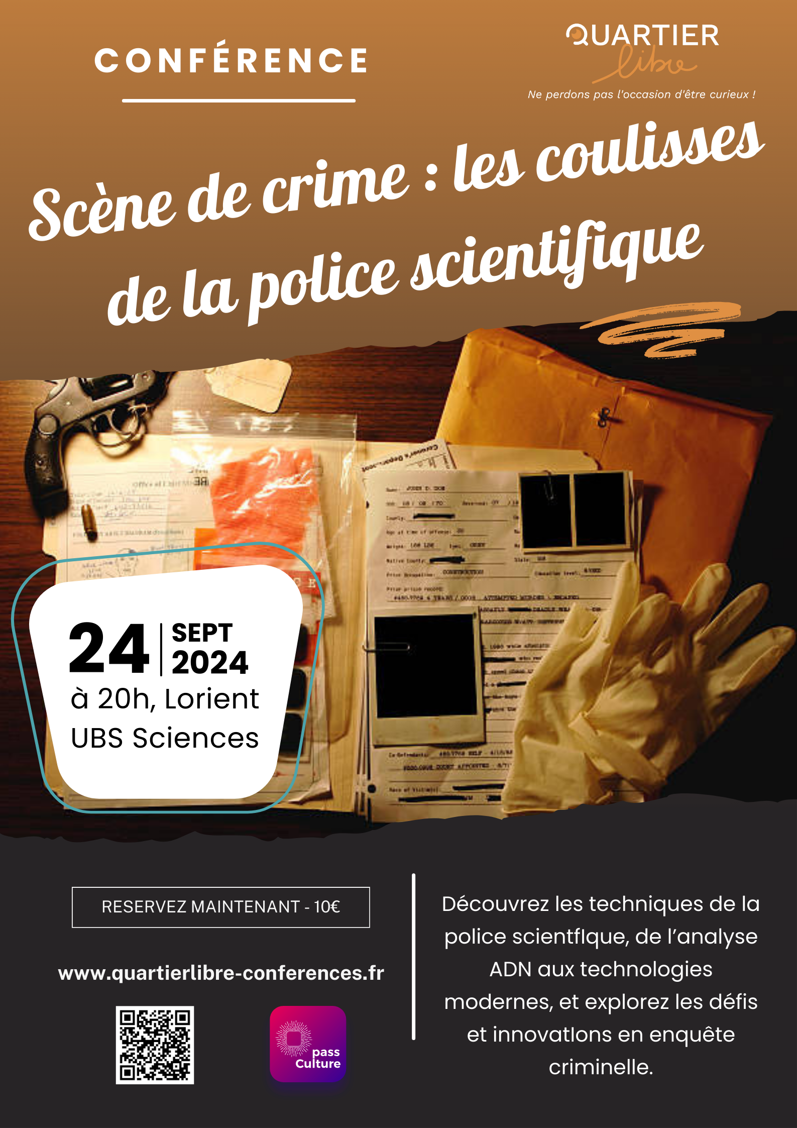 Scènes de crime : Les coulisses de la police scientifique Le 24 sept 2024