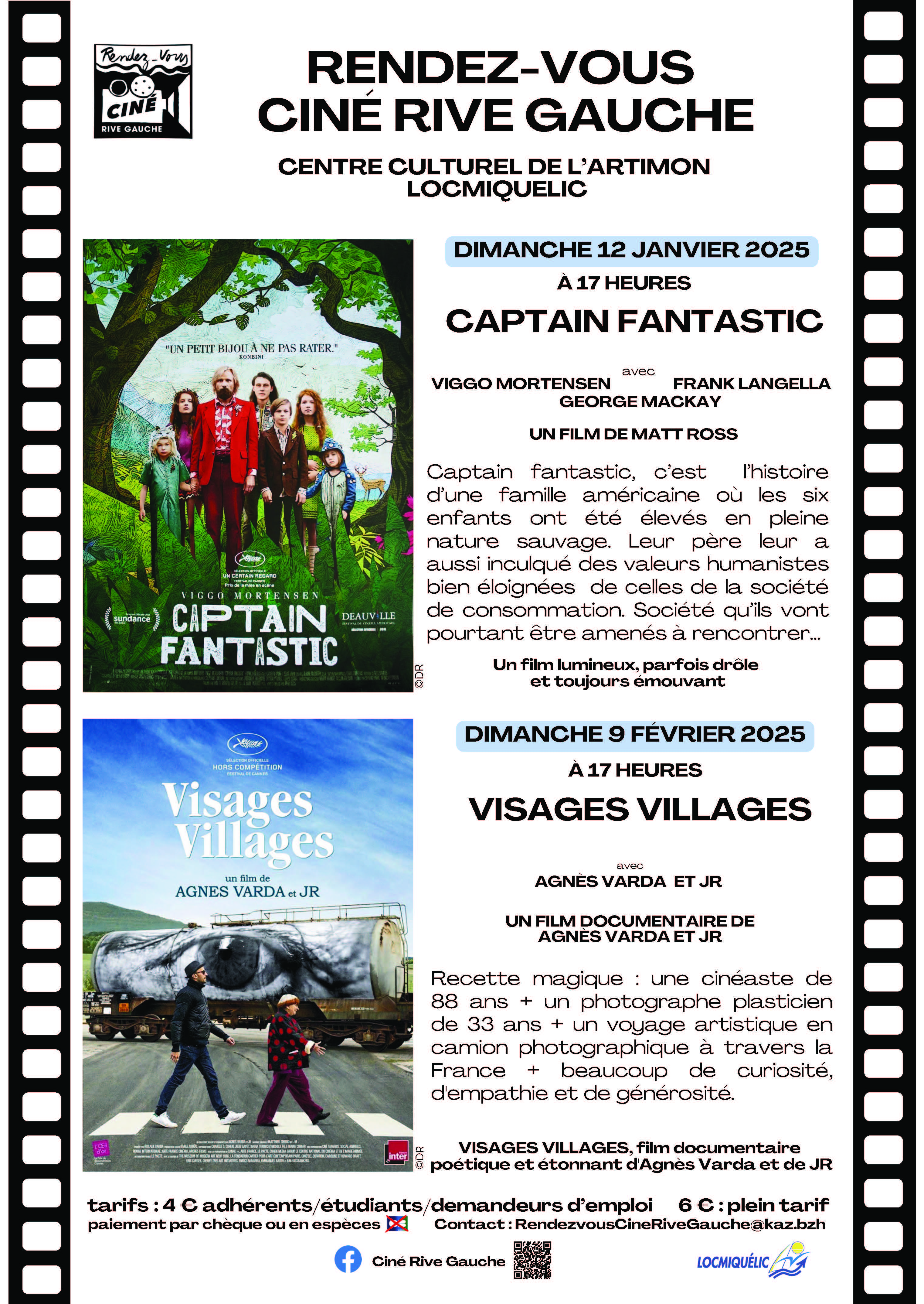 CINE CLUB Du 12 janv au 9 fév 2025