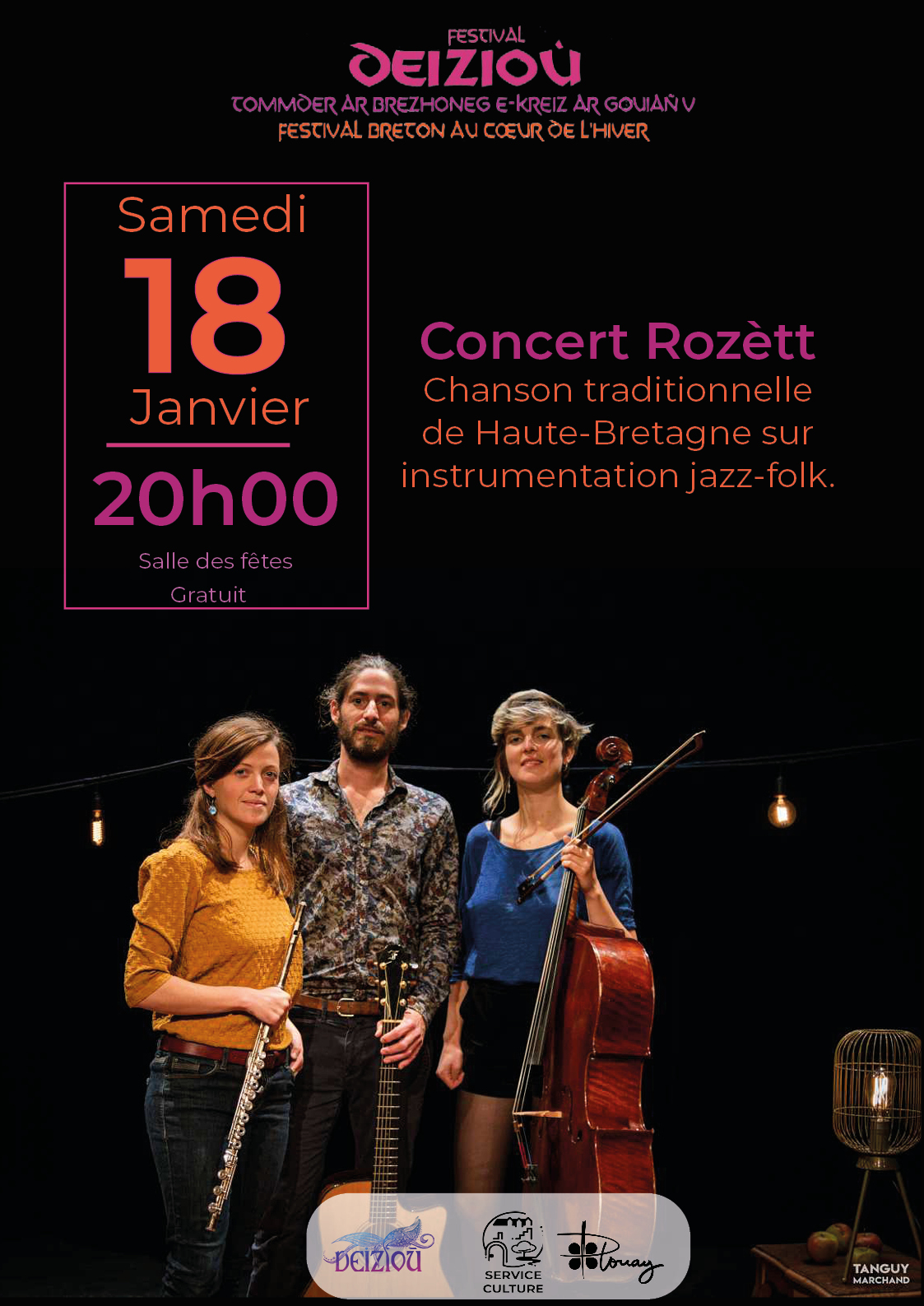 Concert Rozètt - Festival des deiziou 2025 Le 18 janv 2025