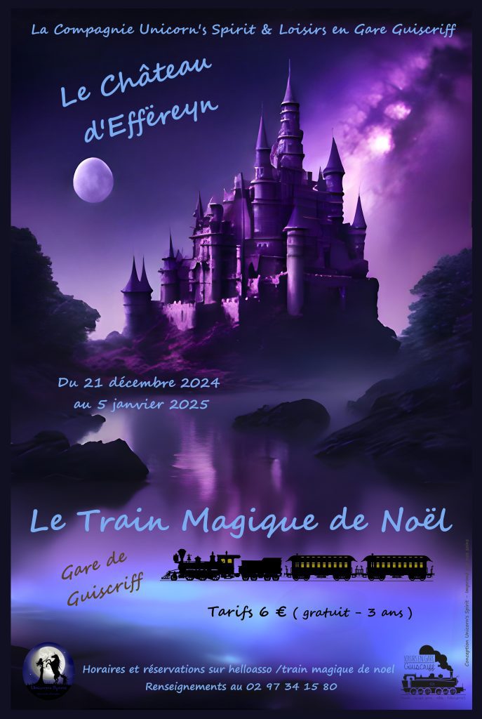 Le train magique de Noël - le Château d