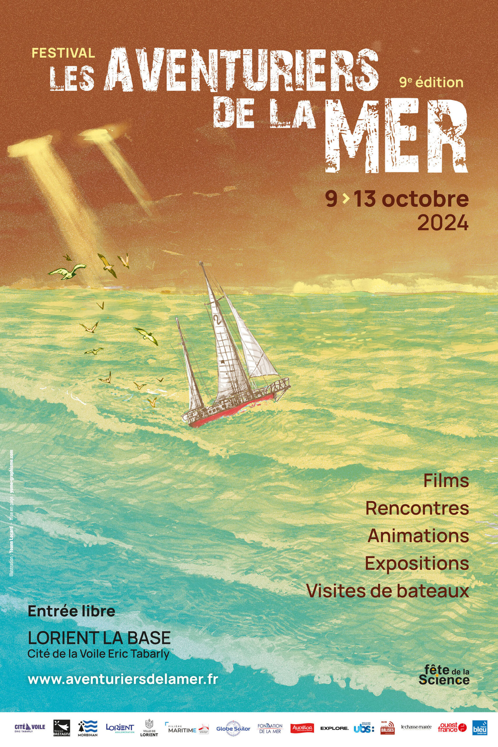 Festival Les Aventuriers de la Mer Du 9 au 13 oct 2024