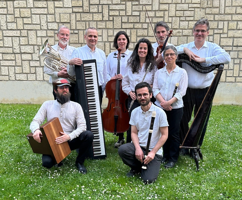 Ensemble Pesked Imbri à la Chapelle Notre Dame de Pitié le 9 août 2025 dans le cadre du Festival 7 Chapelles en arts à Guidel (Morbihan, 56)