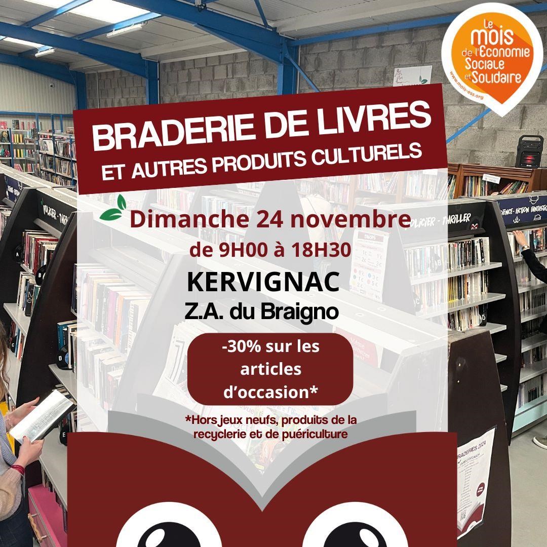 Braderie de livres et de produits culturels d