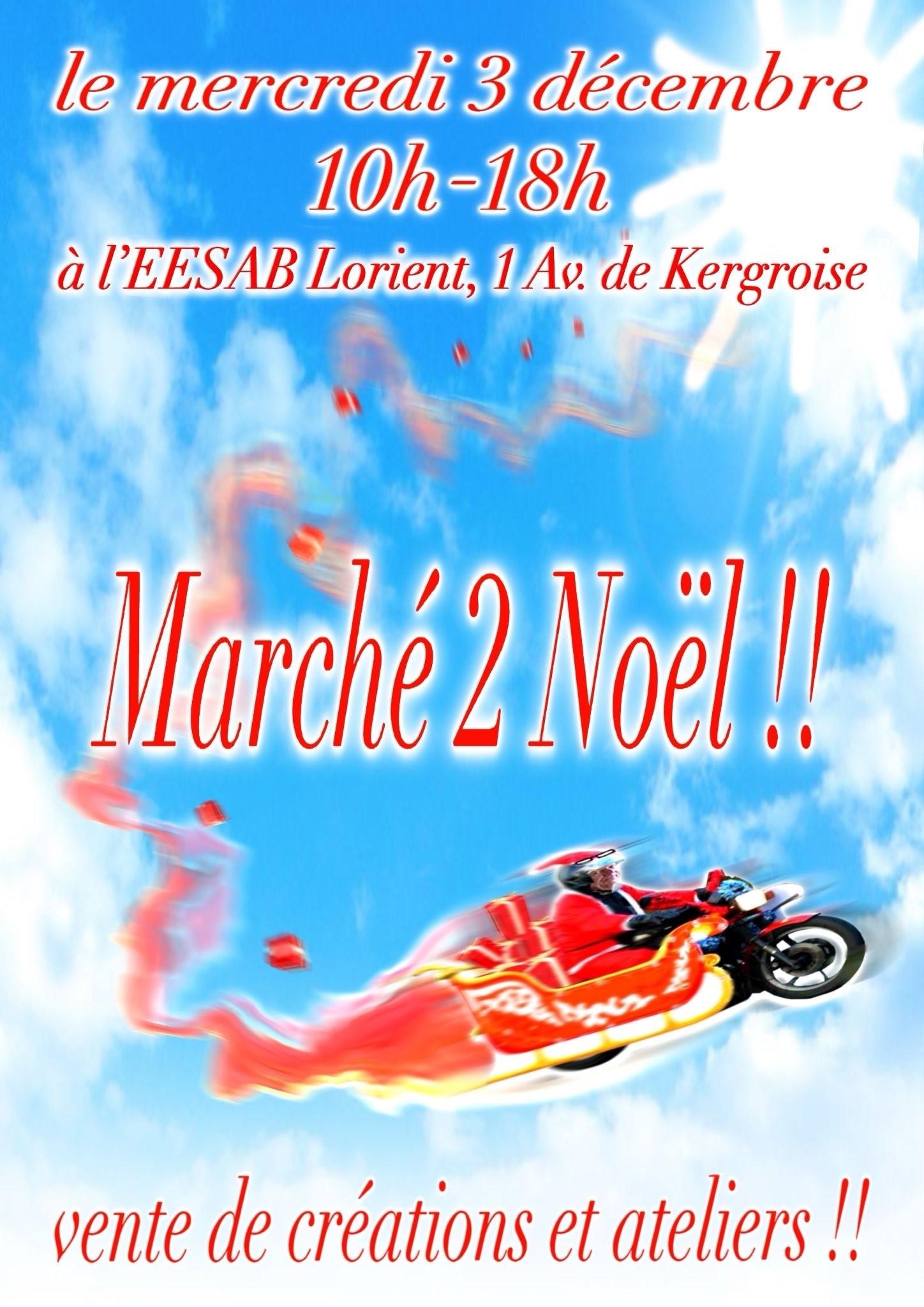 Affiche du marché 2 Noël