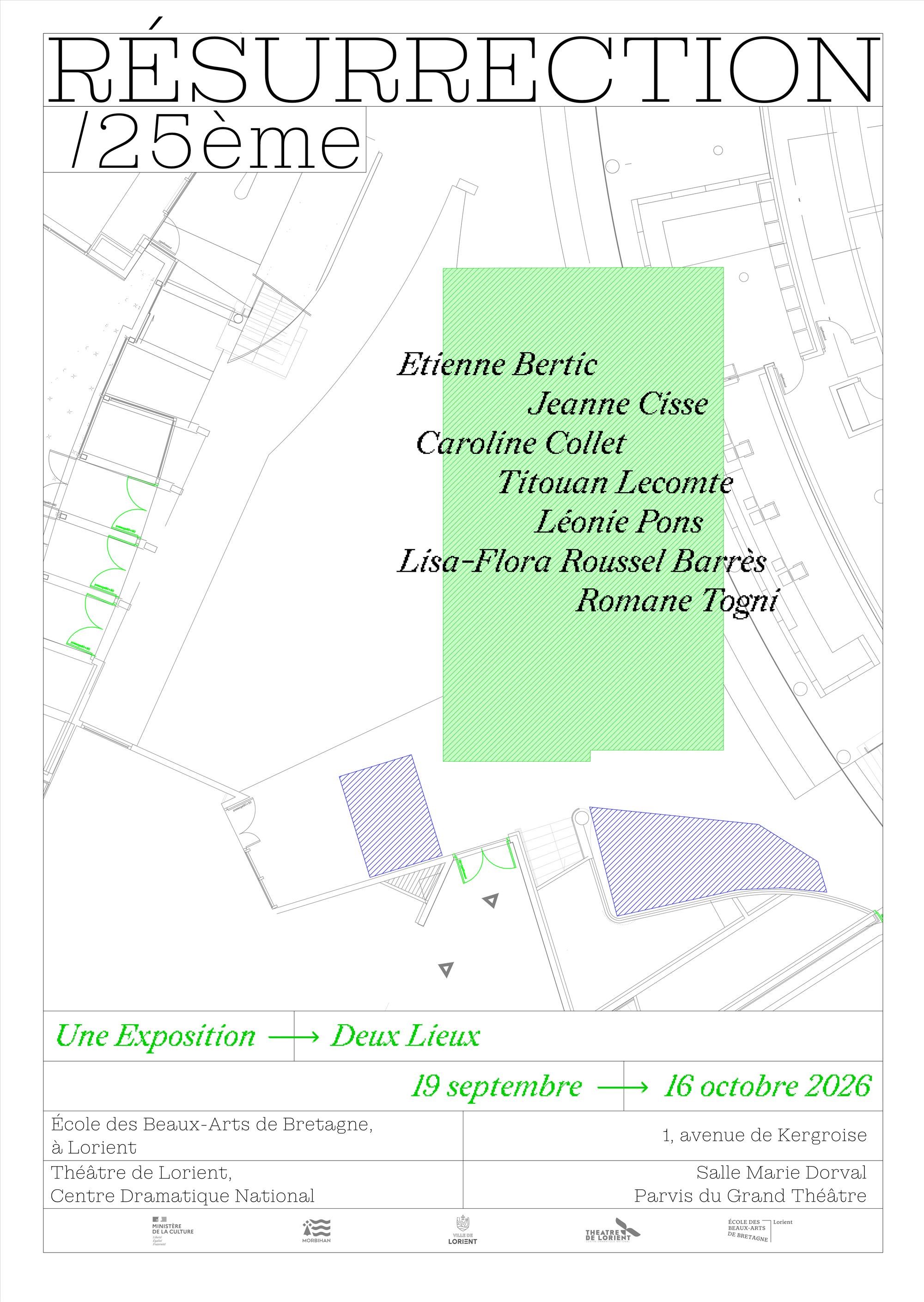 Affiche exposition Résurrection/25ème