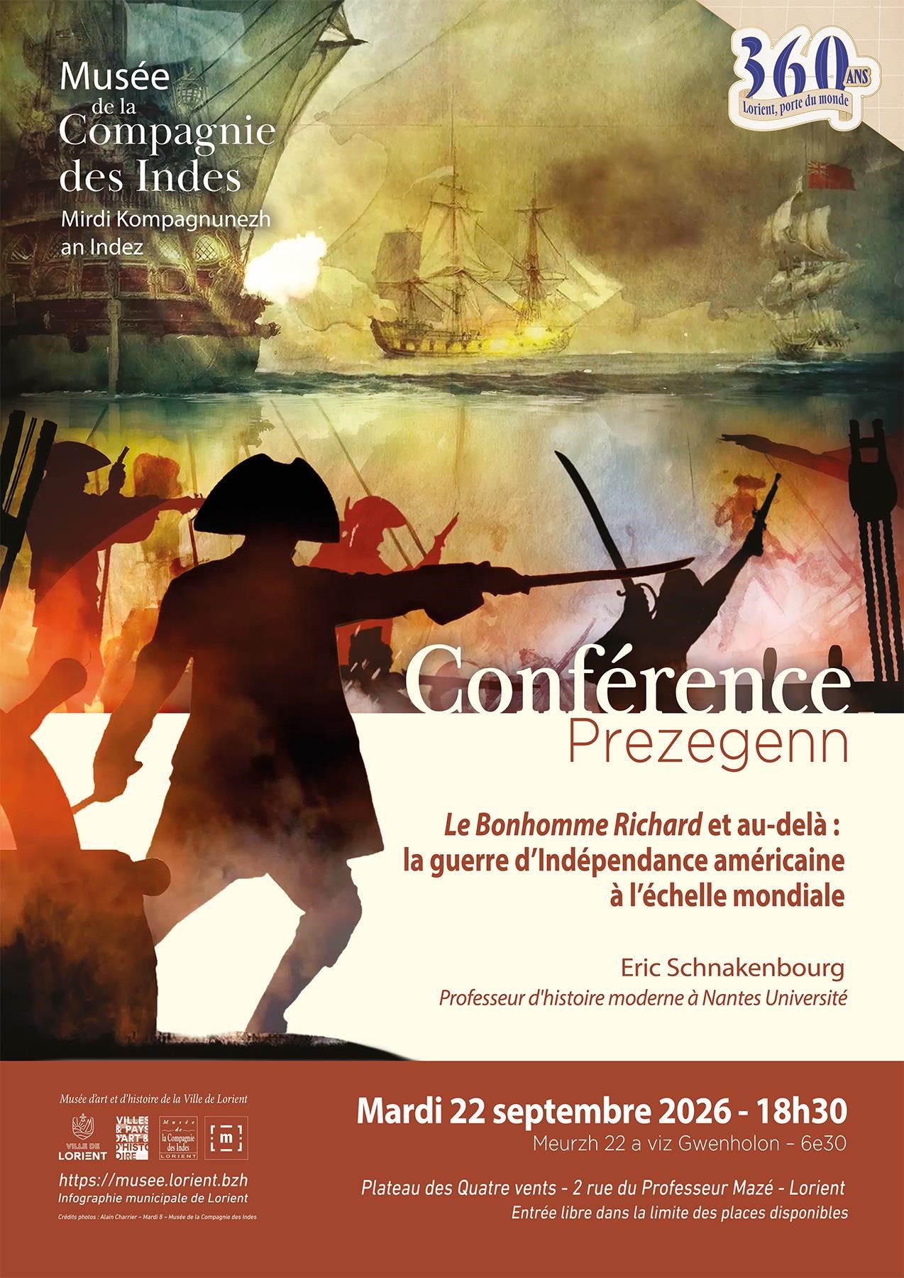 Conférence - Eric Schnakenbourg - Le Bonhomme Richard