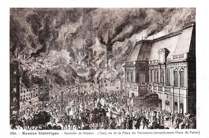 Incendie de Rennes 1720