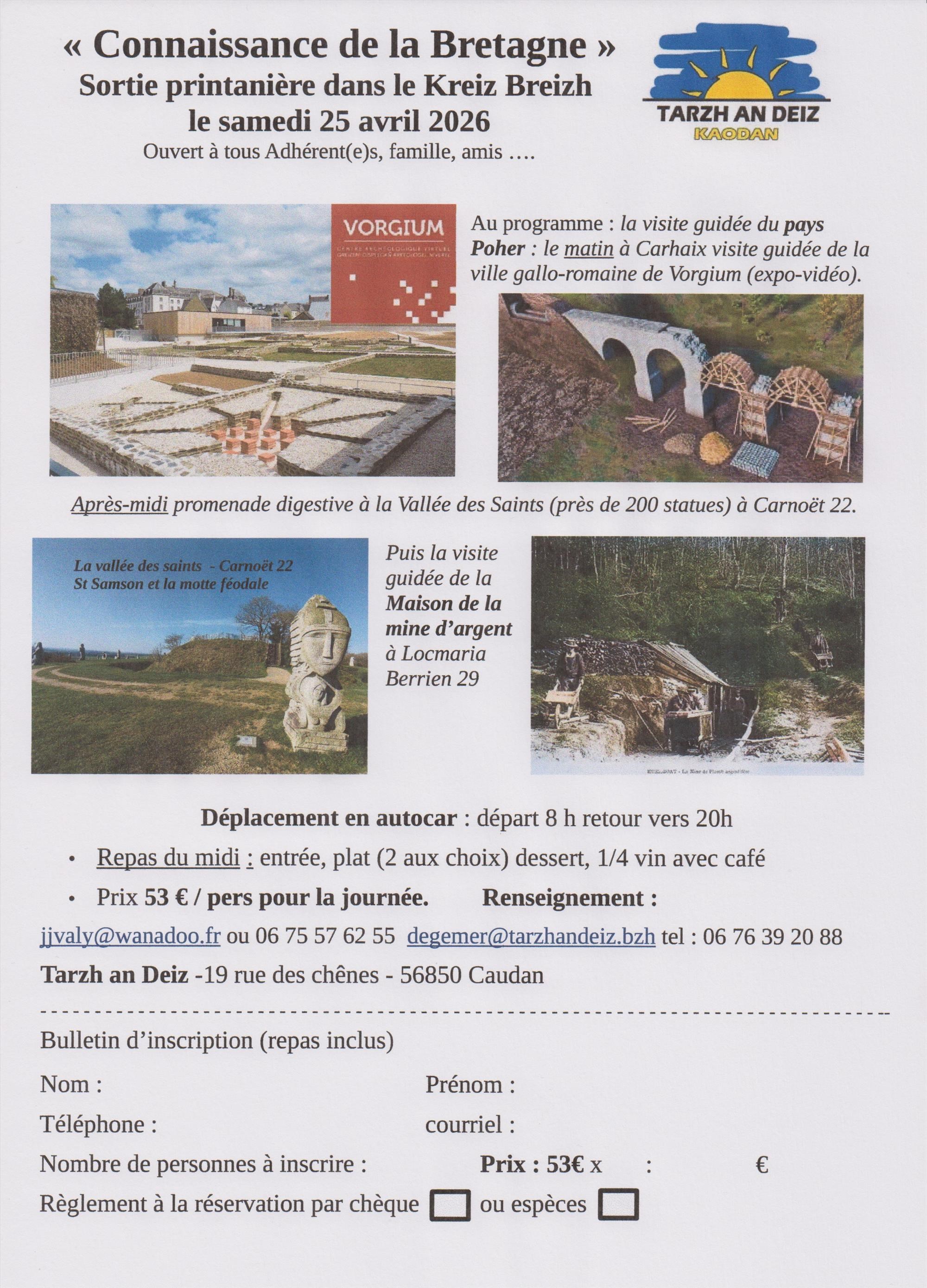 programme et inscription