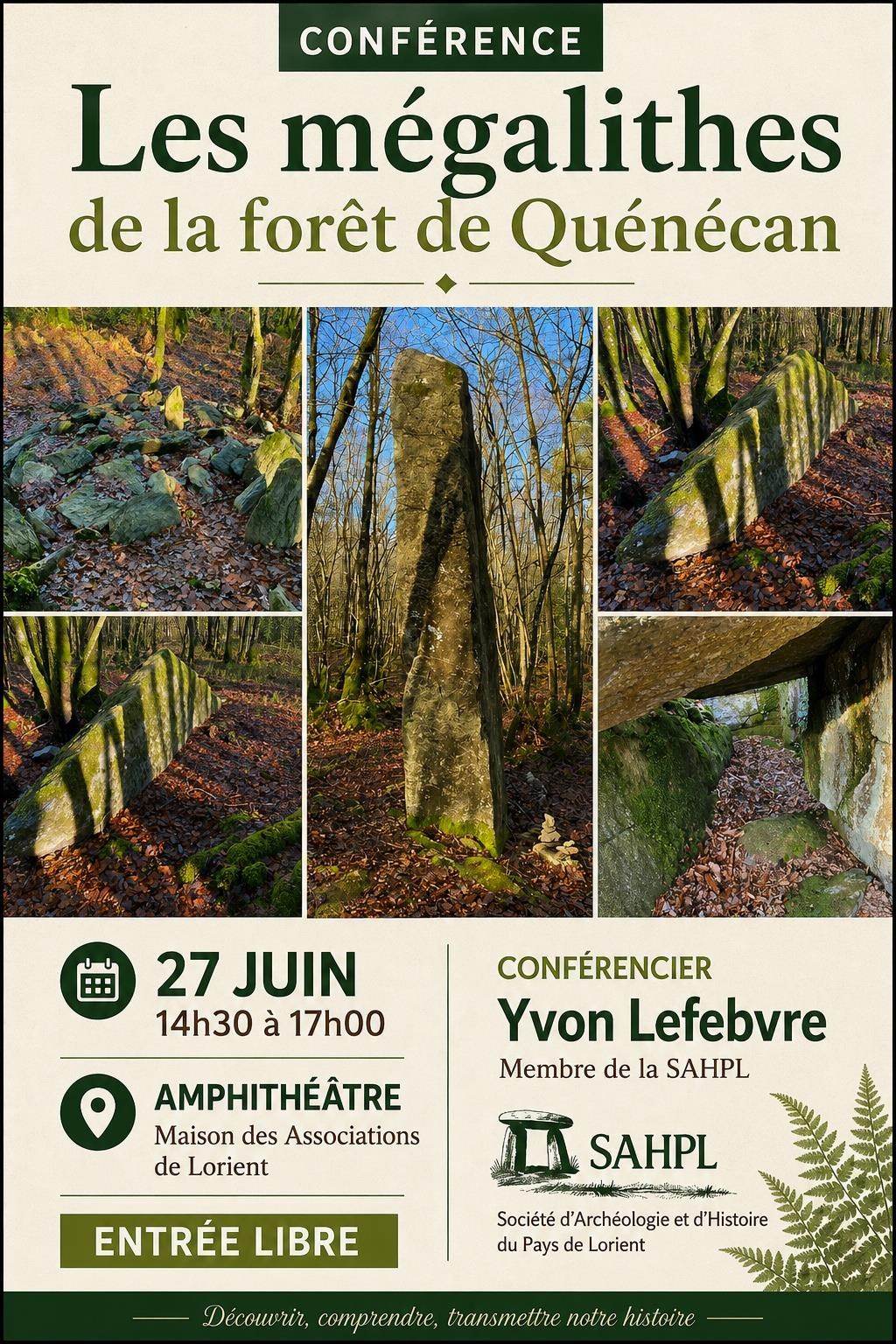 Conférence d'Yvon Lefebvre (SAHPL)