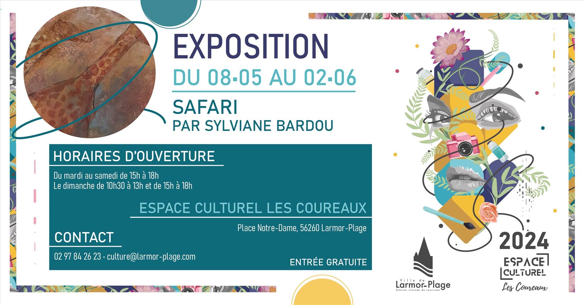 Safari par Sylviane Bardou Du 11 mai au 2 juin 2024