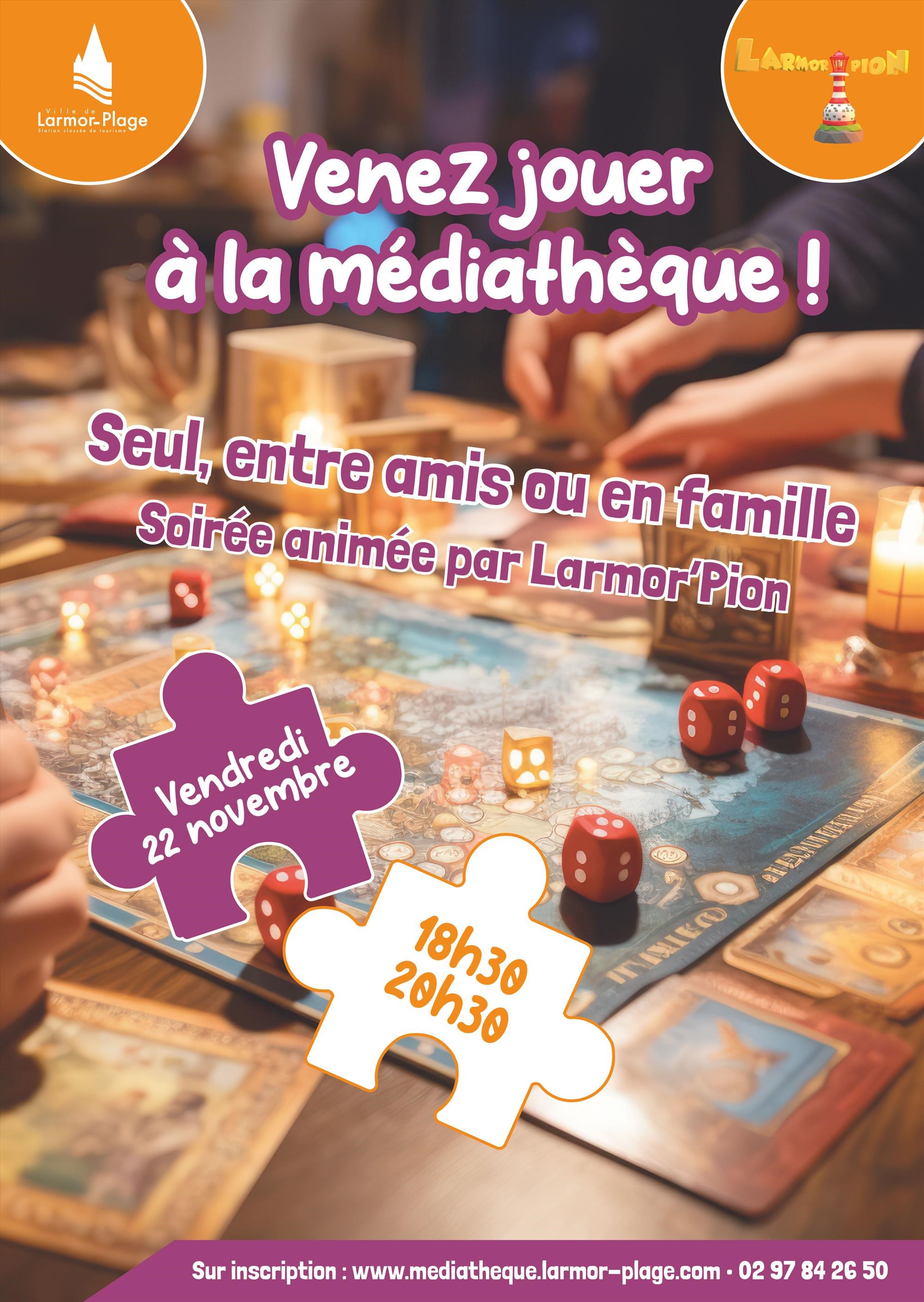 Soirée jeux de société Le 22 nov 2024