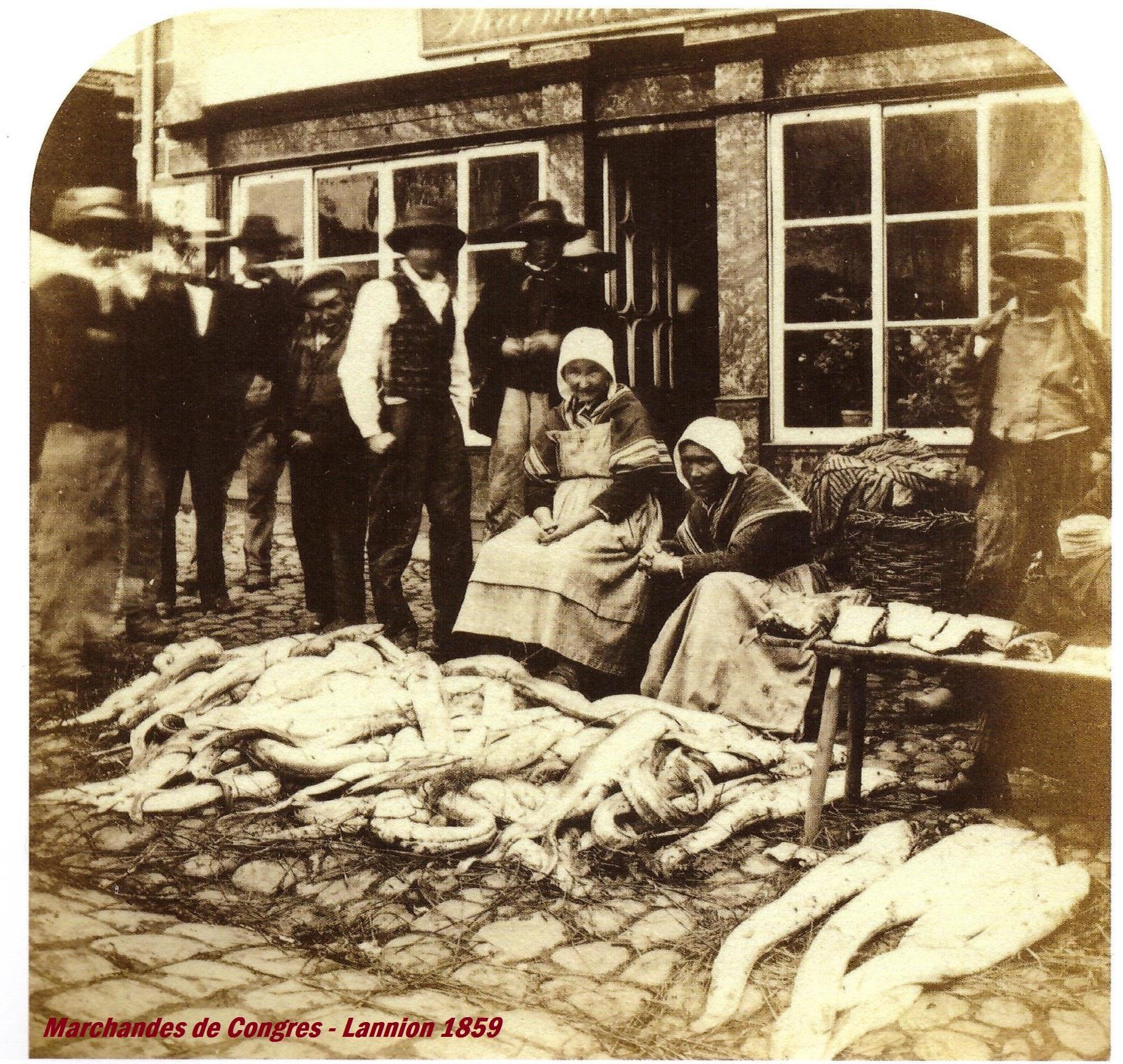 marché a Lannion 1859