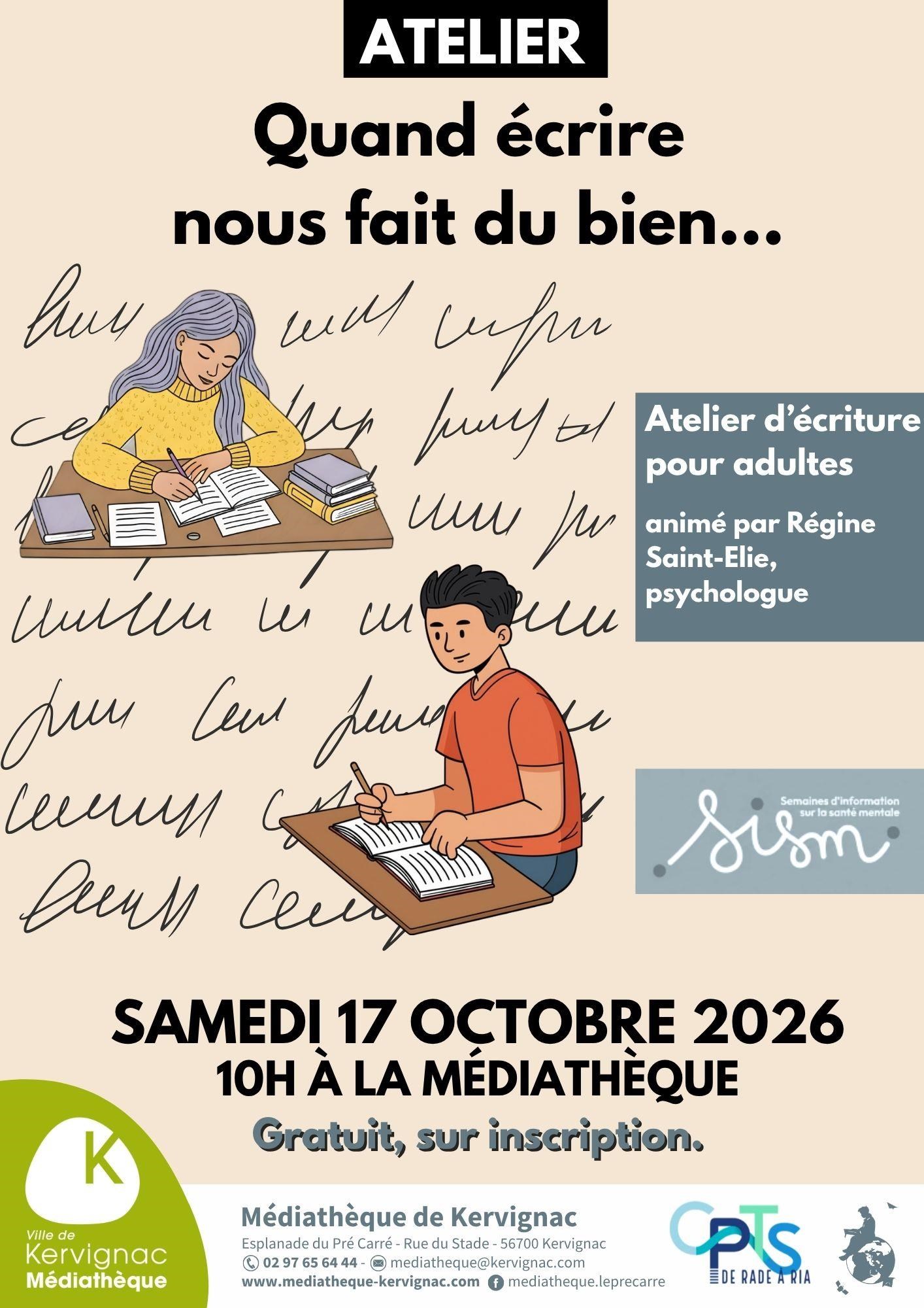 Lecture, écriture Kervignac