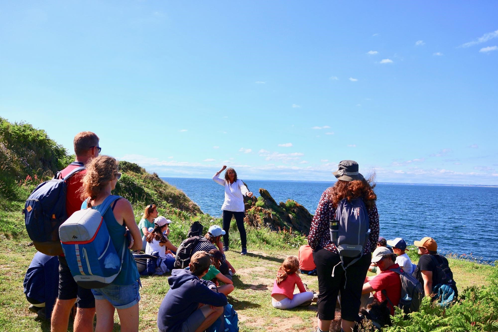 Balade contée Groix par Sophie Joignant