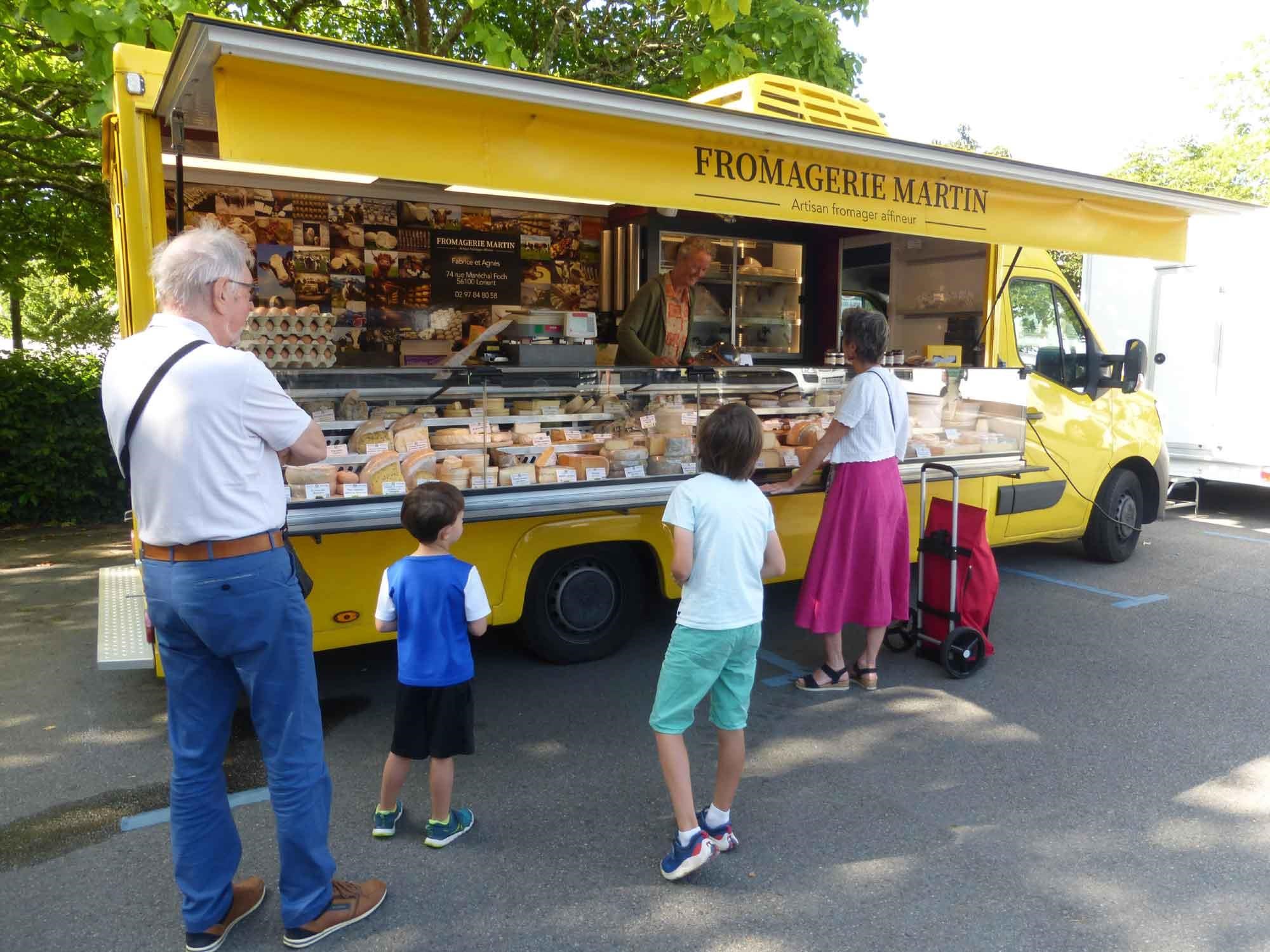 Fromagerie ambulante à Keryado
