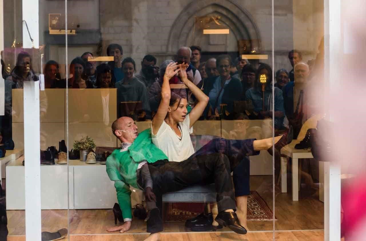 «Vitrines en cours» chez le chausseur